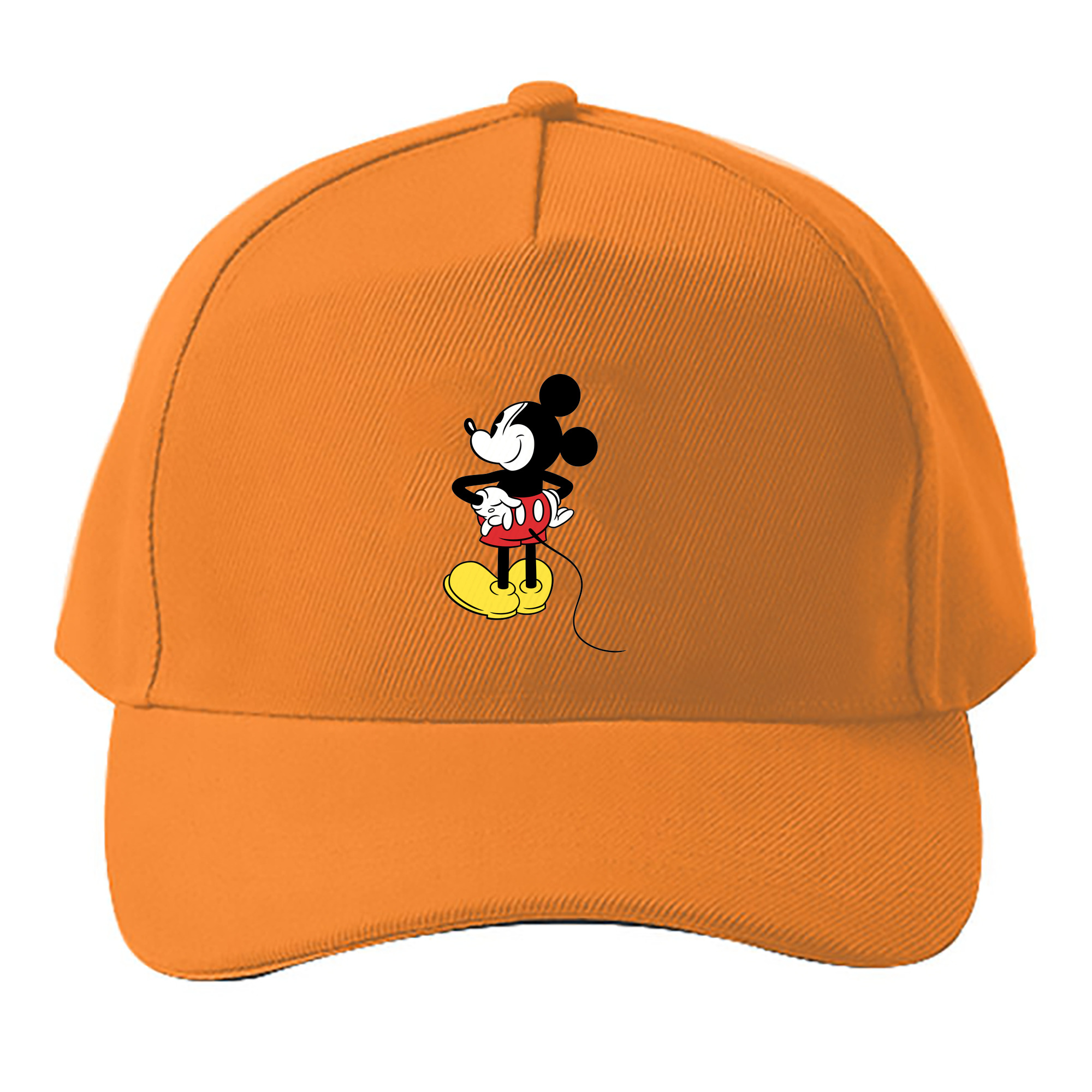（画像用） ミッキーマウス Mickey Mouse ベースボールキャップ 綿100％ 男女兼用 帽子 スポーツ