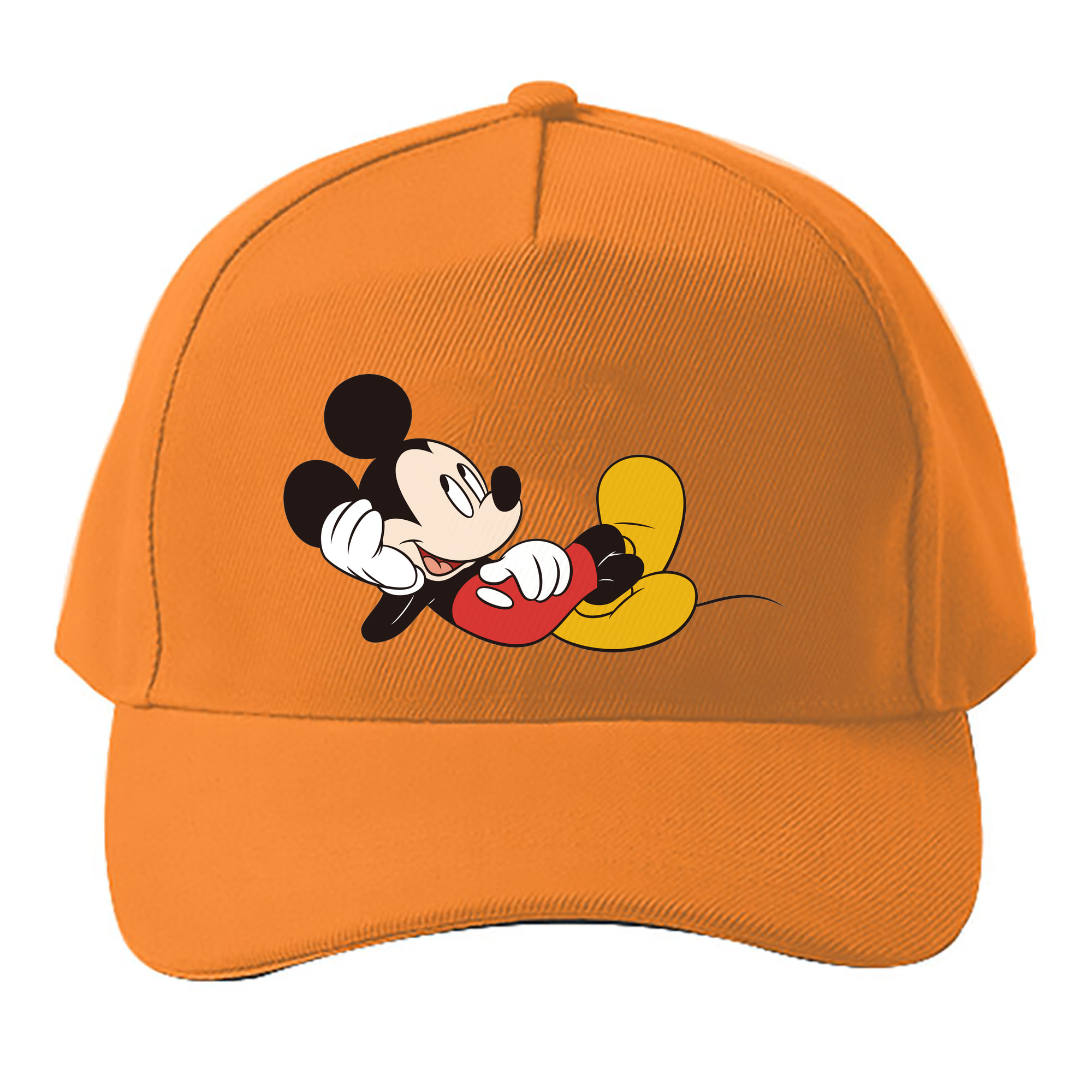 （画像用） ミッキーマウス Mickey Mouse ベースボールキャップ 綿100％ 男女兼用 帽子 スポーツ