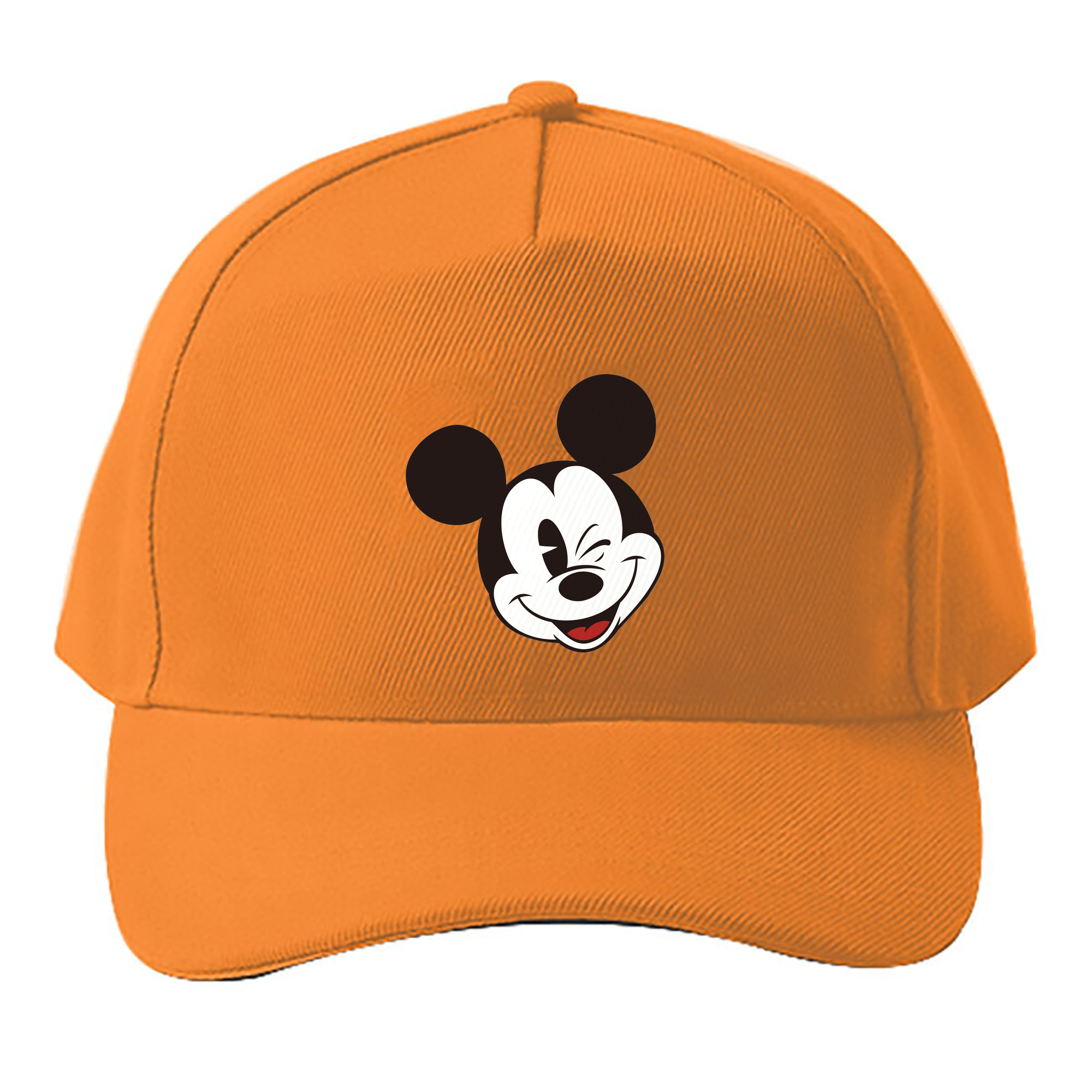 （画像用） ミッキーマウス Mickey Mouse ベースボールキャップ 綿100％ 男女兼用 帽子 スポーツ