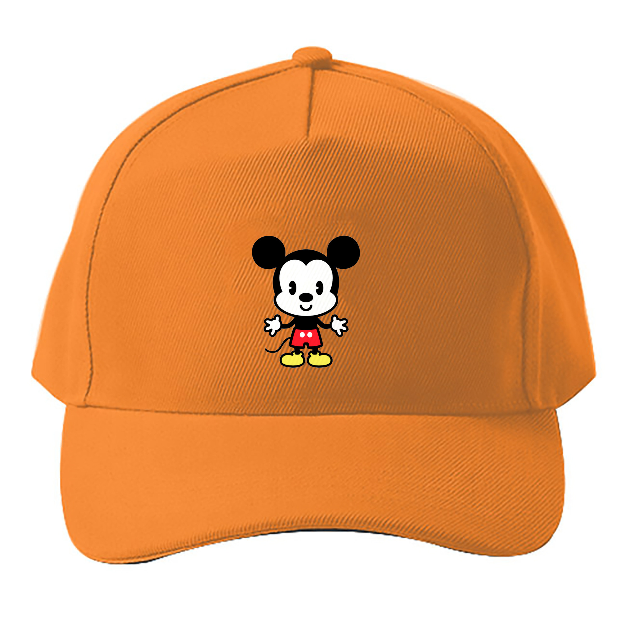 （画像用） ミッキーマウス Mickey Mouse ベースボールキャップ 綿100％ 男女兼用 帽子 スポーツ