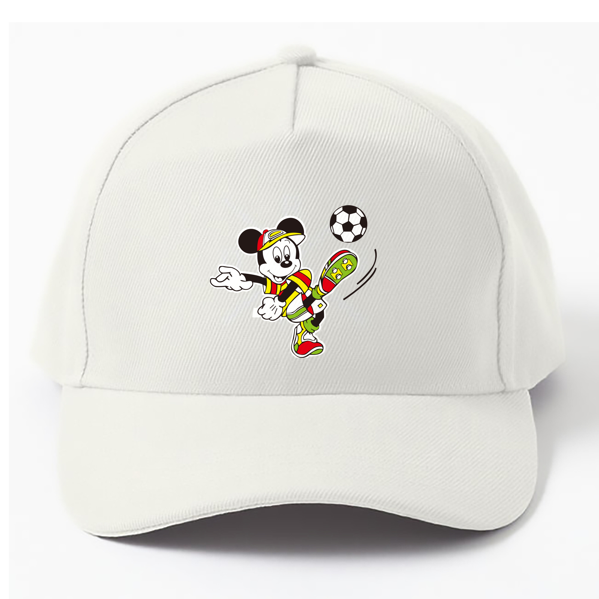 （画像用） ミッキーマウス Mickey Mouse ベースボールキャップ 綿100％ 男女兼用 帽子 スポーツ