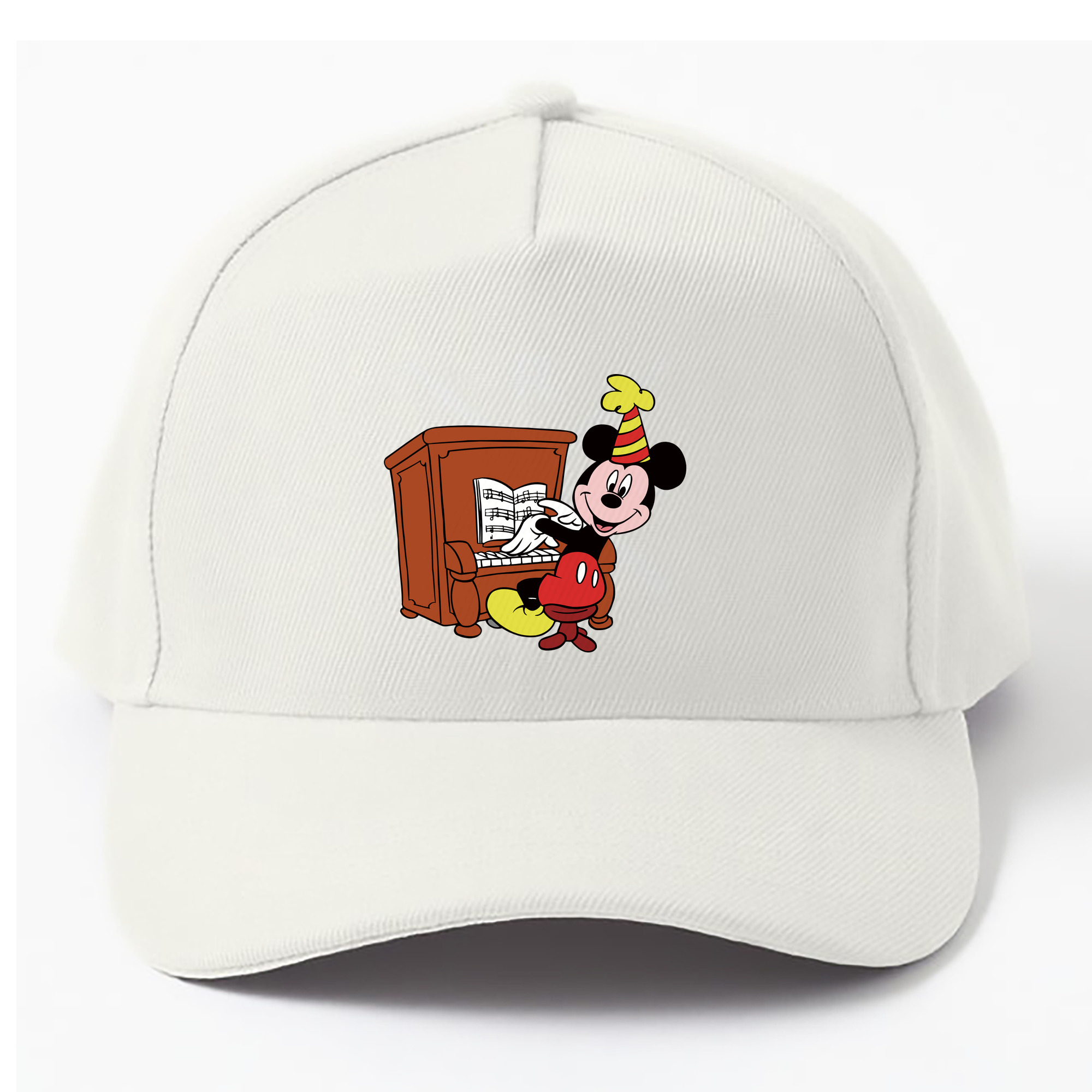 （画像用） ミッキーマウス Mickey Mouse ベースボールキャップ 綿100％ 男女兼用 帽子 スポーツ