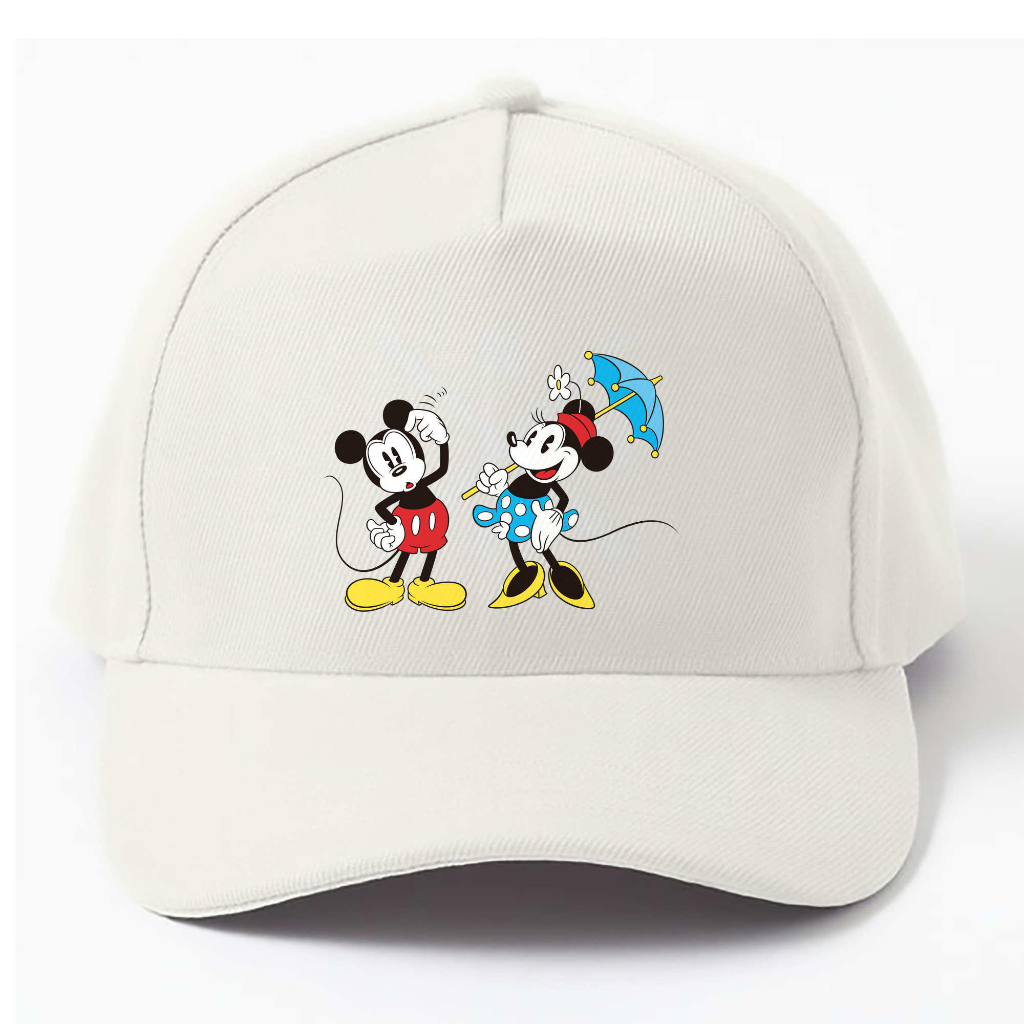 （画像用） ミッキーマウス Mickey Mouse ベースボールキャップ 綿100％ 男女兼用 帽子 スポーツ