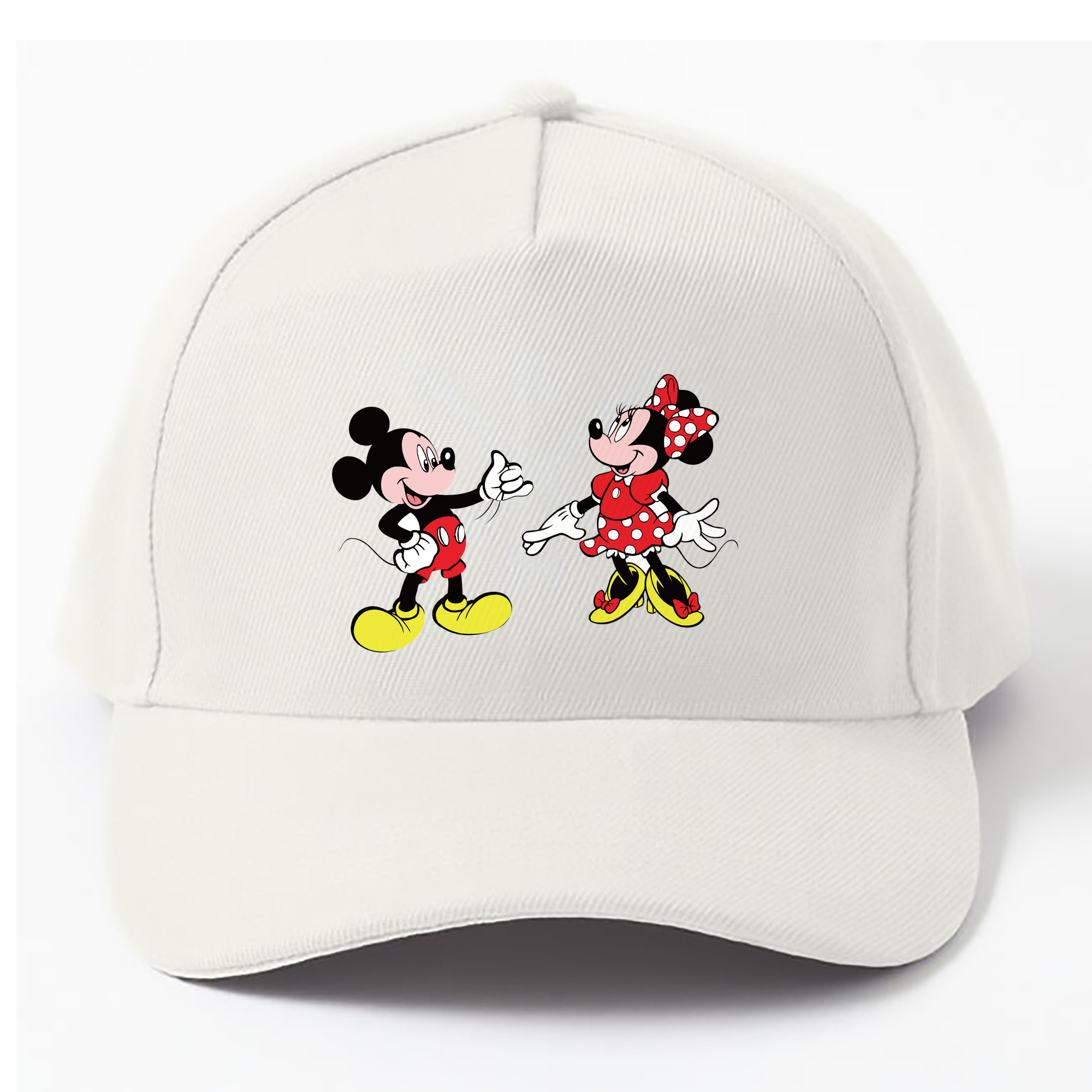 （画像用） ミッキーマウス Mickey Mouse ベースボールキャップ 綿100％ 男女兼用 帽子 スポーツ