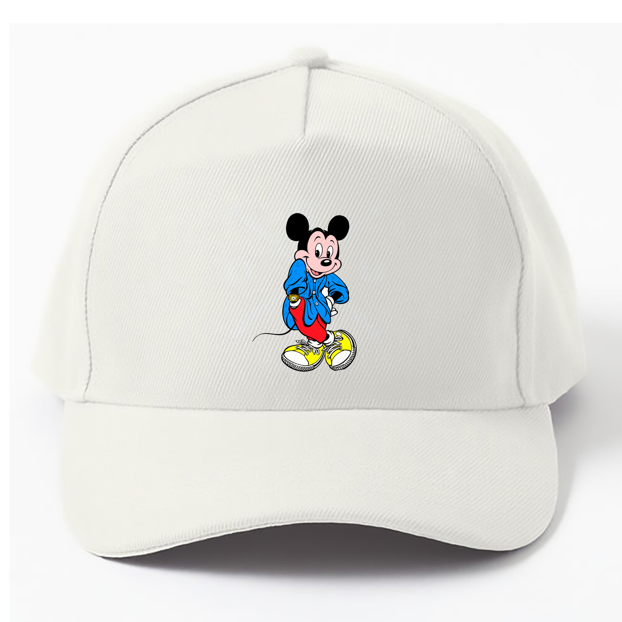（画像用） ミッキーマウス Mickey Mouse ベースボールキャップ 綿100％ 男女兼用 帽子 スポーツ