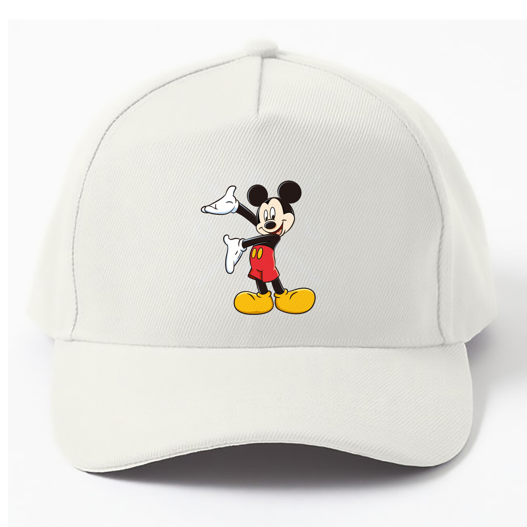 （画像用） ミッキーマウス Mickey Mouse ベースボールキャップ 綿100％ 男女兼用 帽子 スポーツ