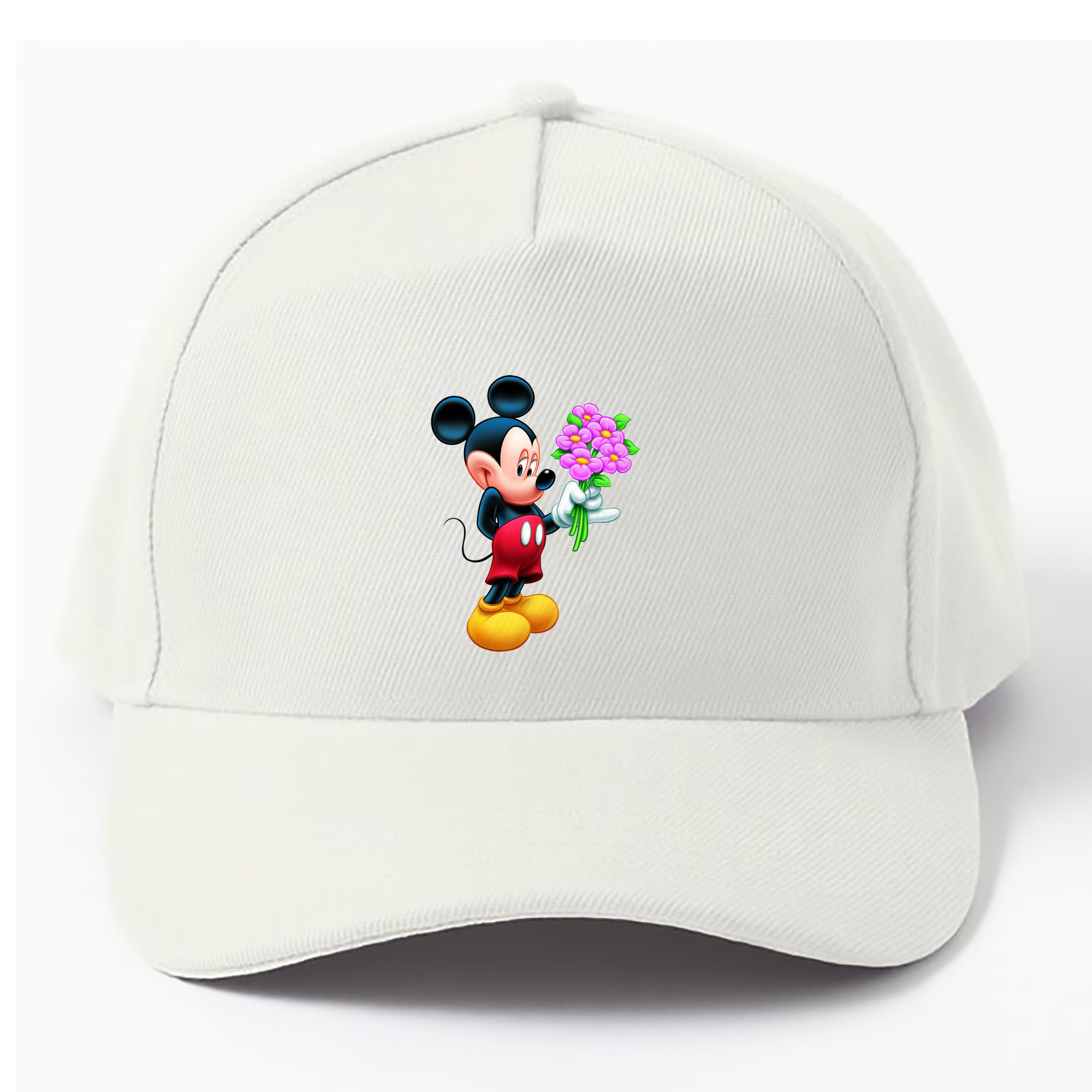 （画像用） ミッキーマウス Mickey Mouse ベースボールキャップ 綿100％ 男女兼用 帽子 スポーツ