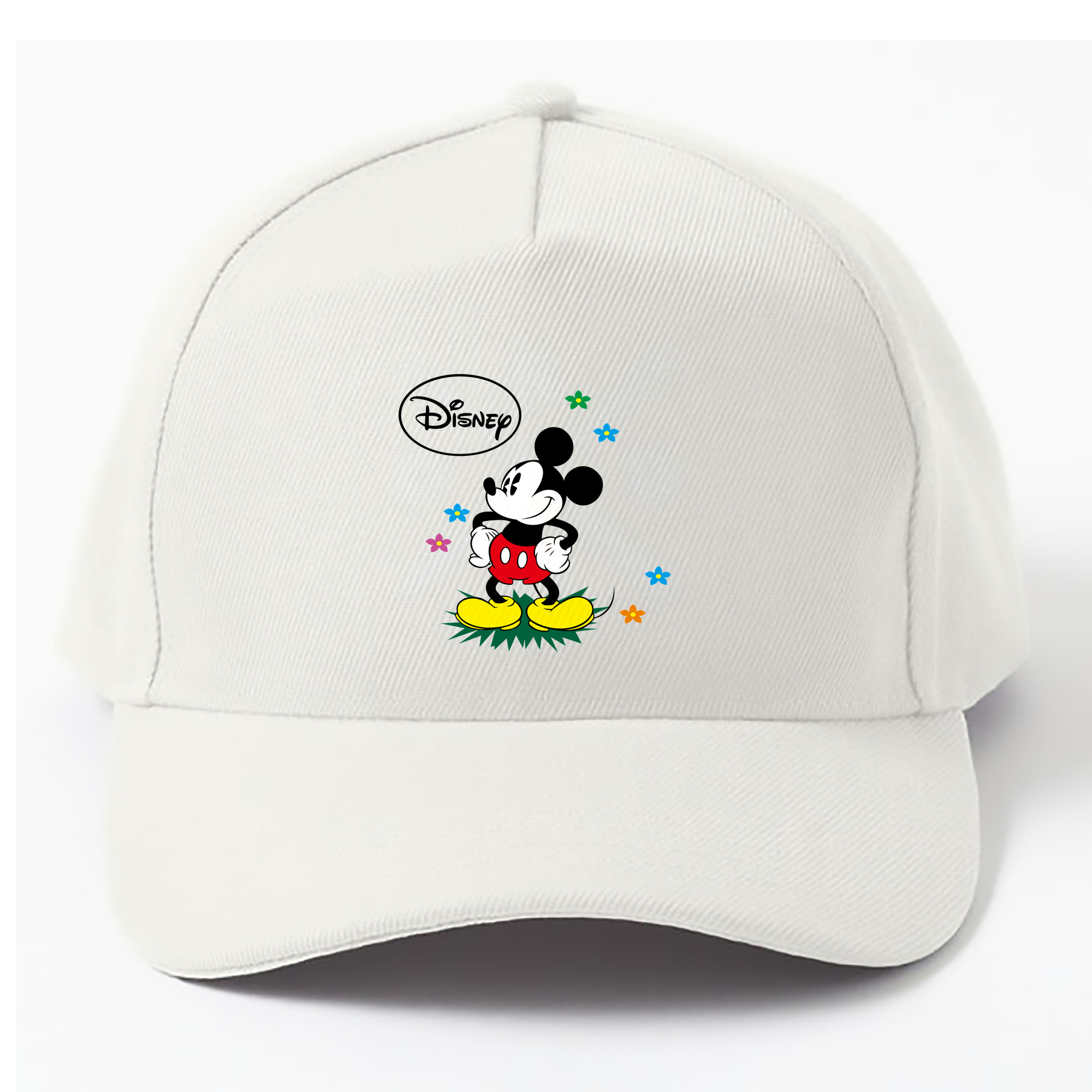 （画像用） ミッキーマウス Mickey Mouse ベースボールキャップ 綿100％ 男女兼用 帽子 スポーツ