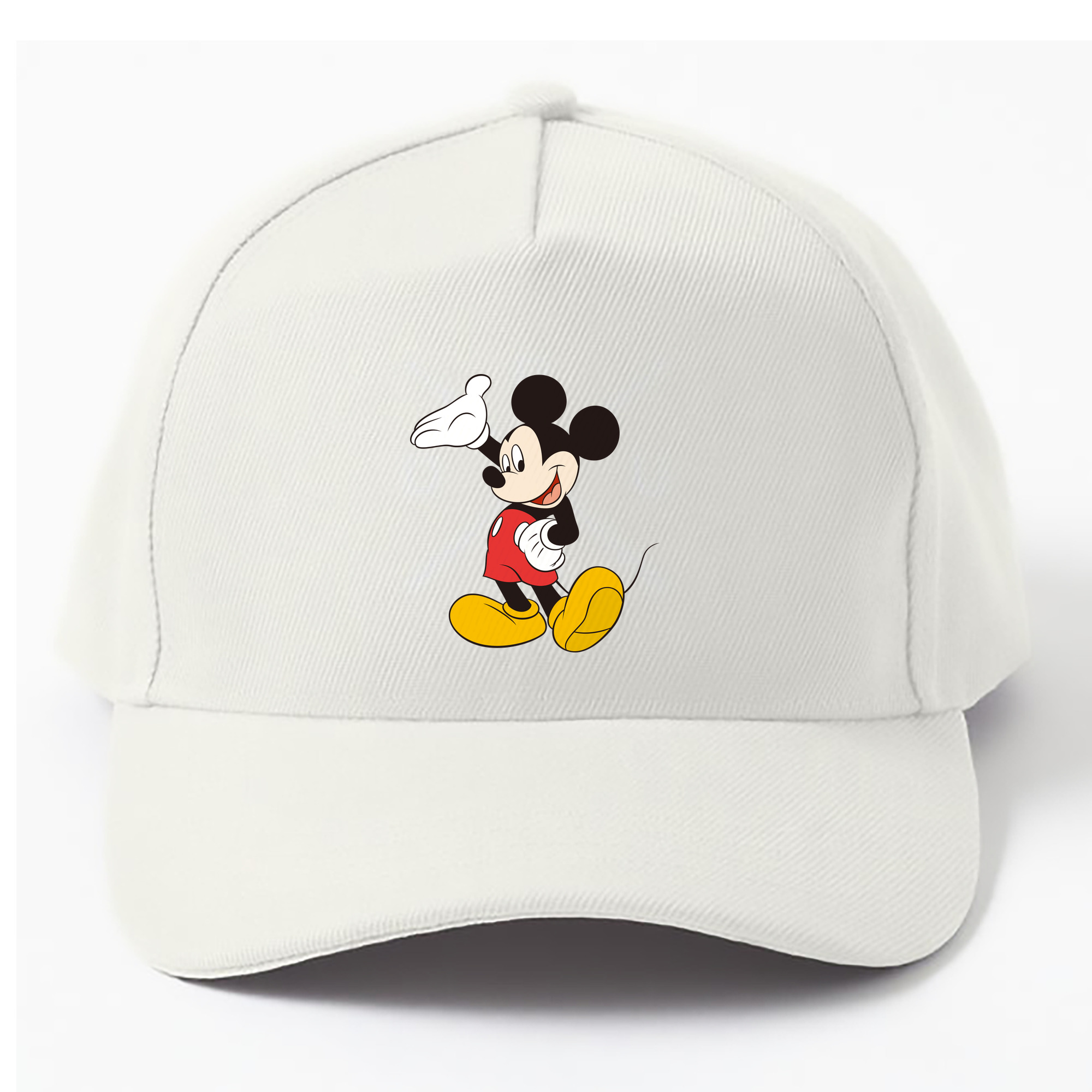 （画像用） ミッキーマウス Mickey Mouse ベースボールキャップ 綿100％ 男女兼用 帽子 スポーツ