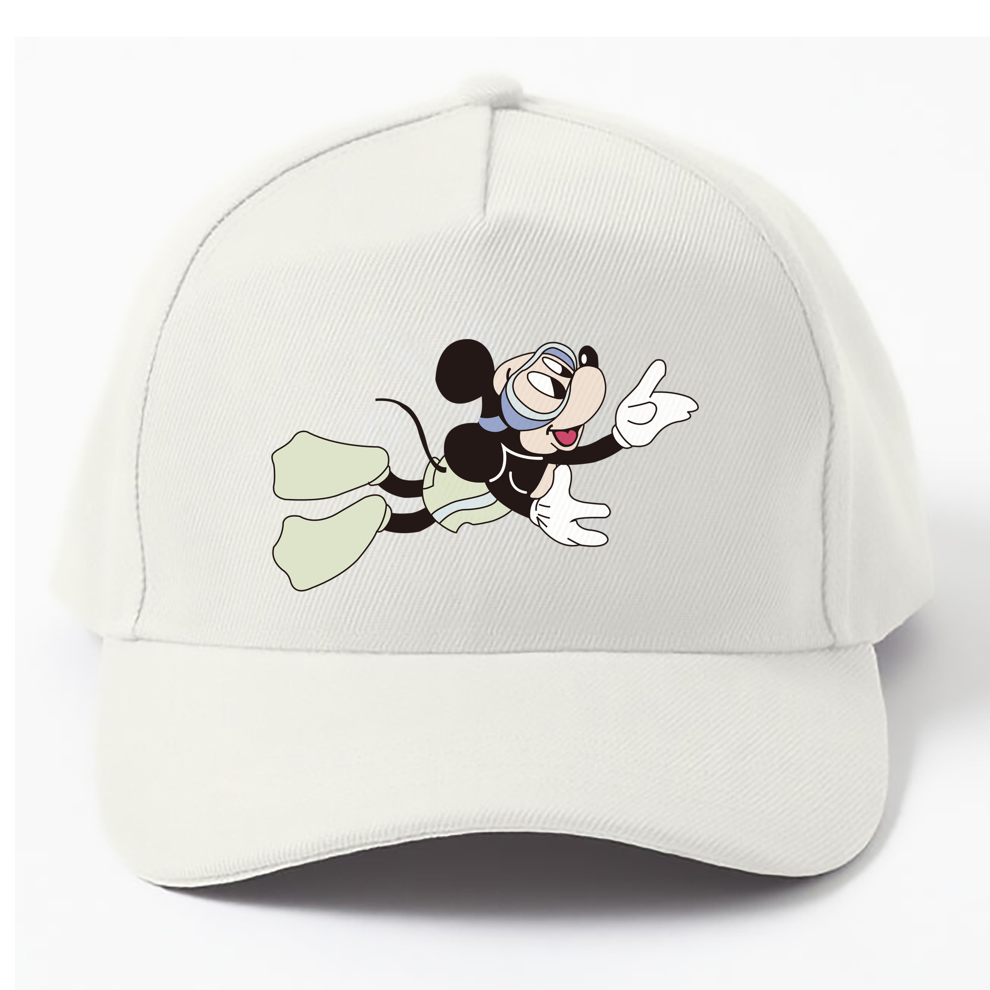 （画像用） ミッキーマウス Mickey Mouse ベースボールキャップ 綿100％ 男女兼用 帽子 スポーツ