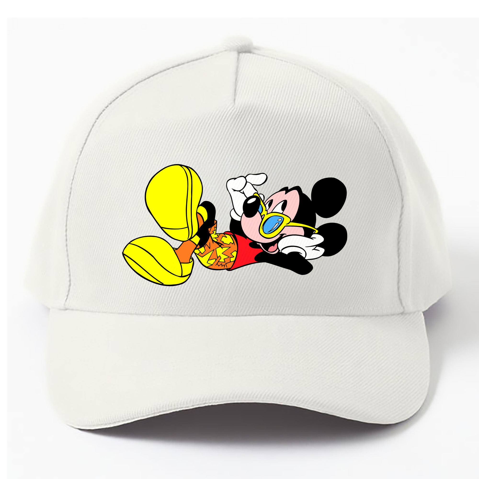 （画像用） ミッキーマウス Mickey Mouse ベースボールキャップ 綿100％ 男女兼用 帽子 スポーツ