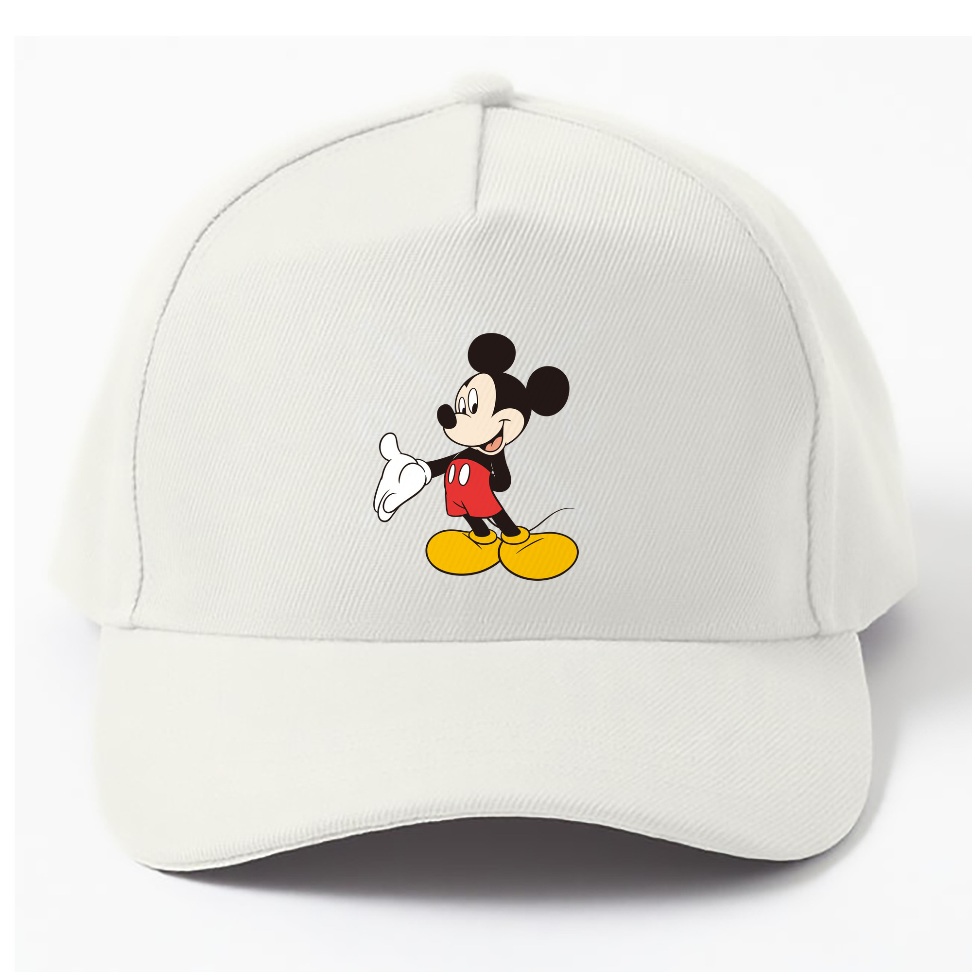 （画像用） ミッキーマウス Mickey Mouse ベースボールキャップ 綿100％ 男女兼用 帽子 スポーツ
