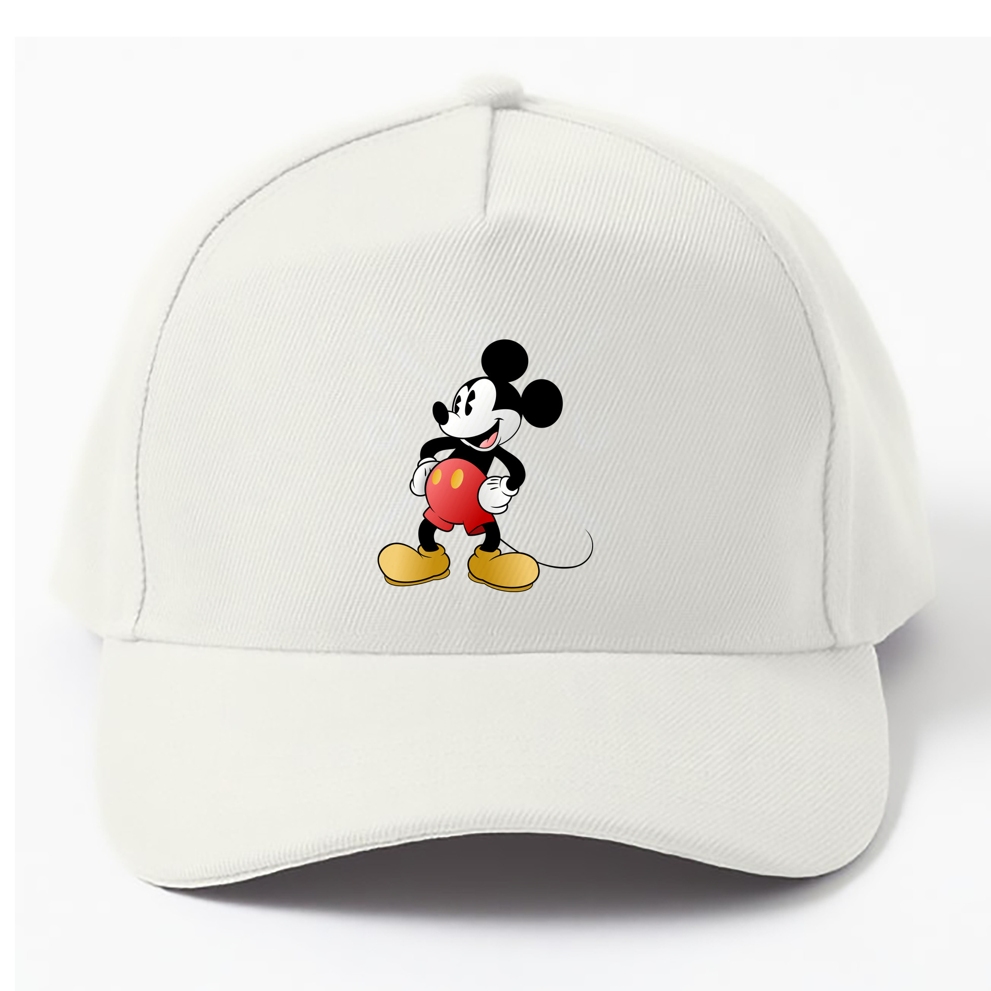 （画像用） ミッキーマウス Mickey Mouse ベースボールキャップ 綿100％ 男女兼用 帽子 スポーツ