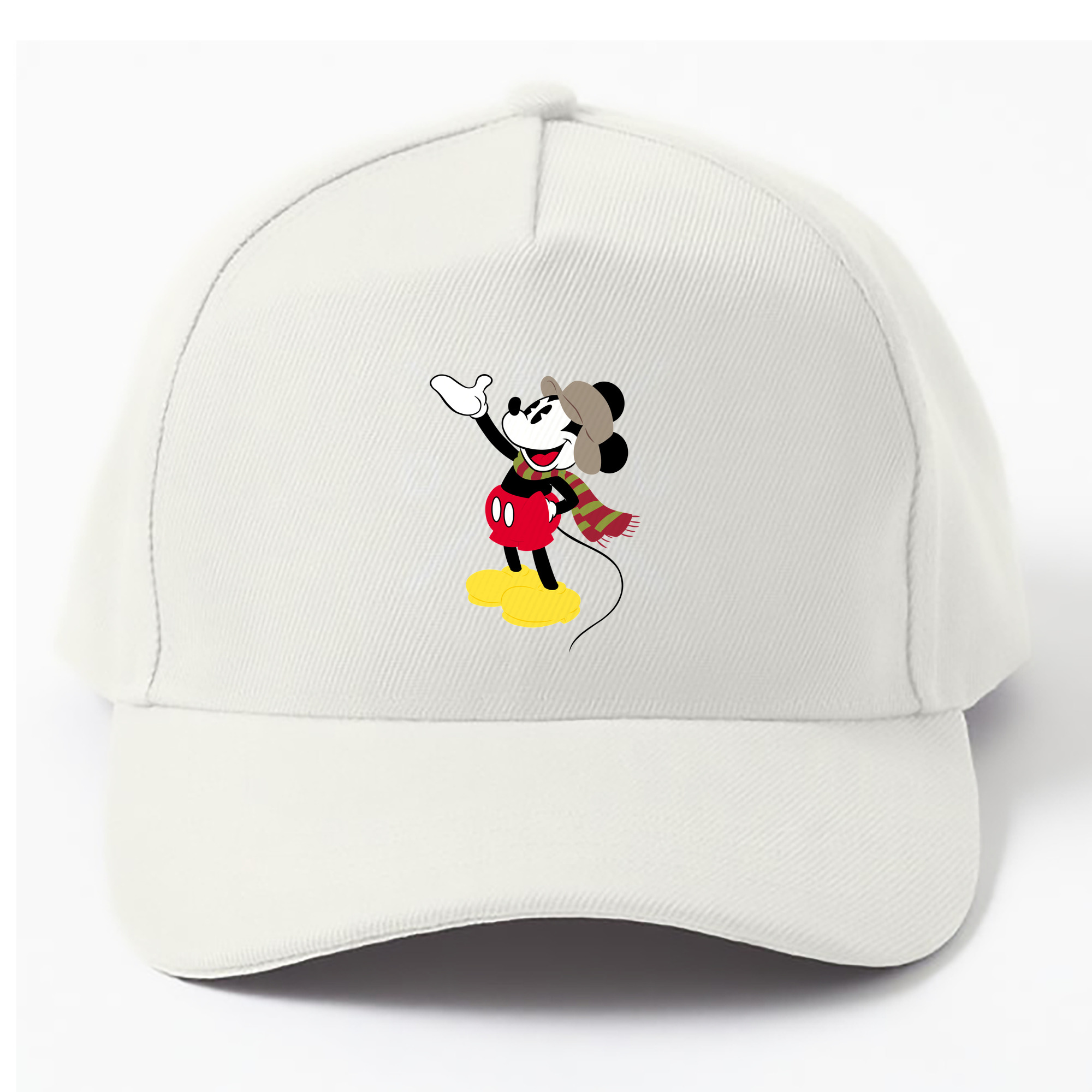 （画像用） ミッキーマウス Mickey Mouse ベースボールキャップ 綿100％ 男女兼用 帽子 スポーツ