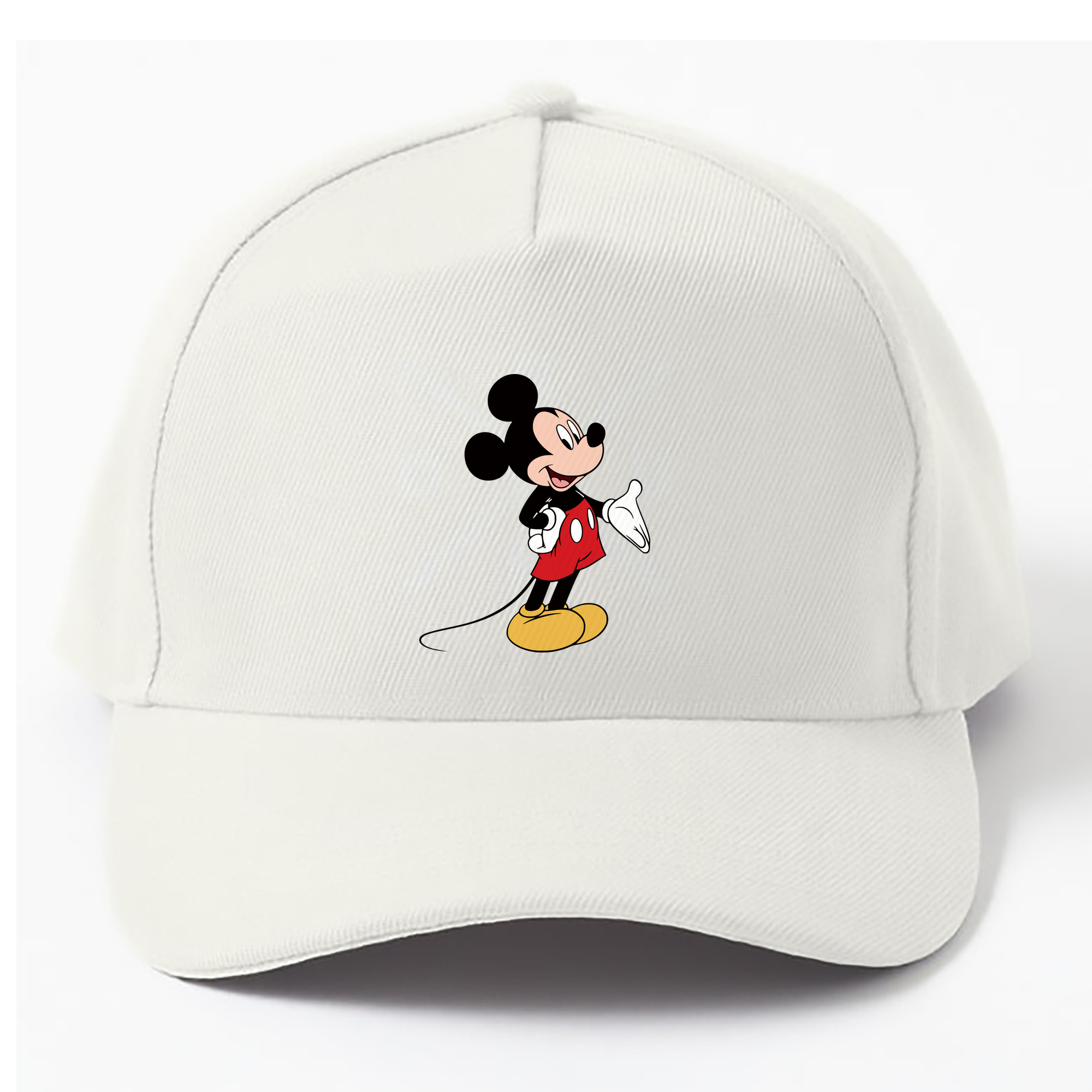 （画像用） ミッキーマウス Mickey Mouse ベースボールキャップ 綿100％ 男女兼用 帽子 スポーツ