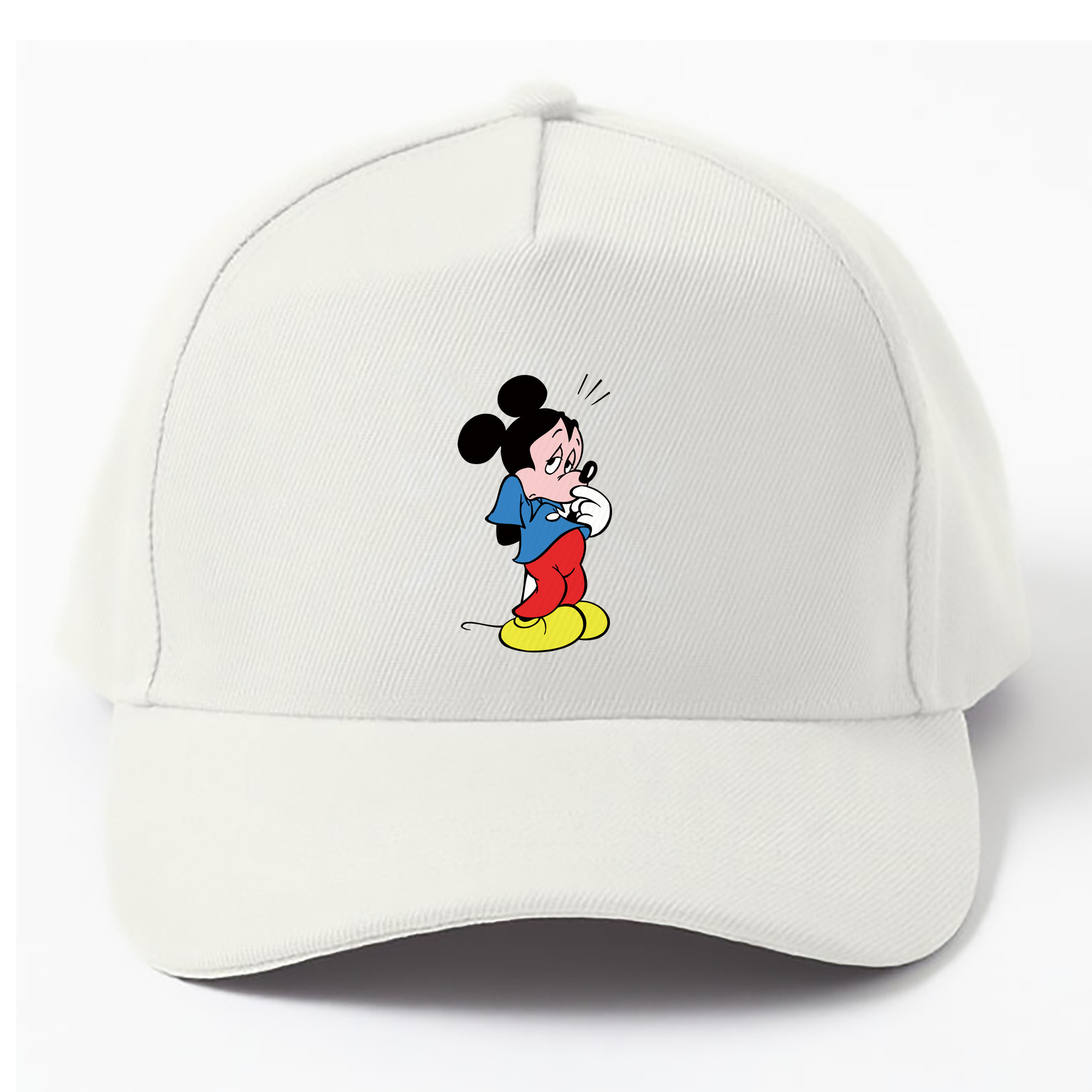 （画像用） ミッキーマウス Mickey Mouse ベースボールキャップ 綿100％ 男女兼用 帽子 スポーツ