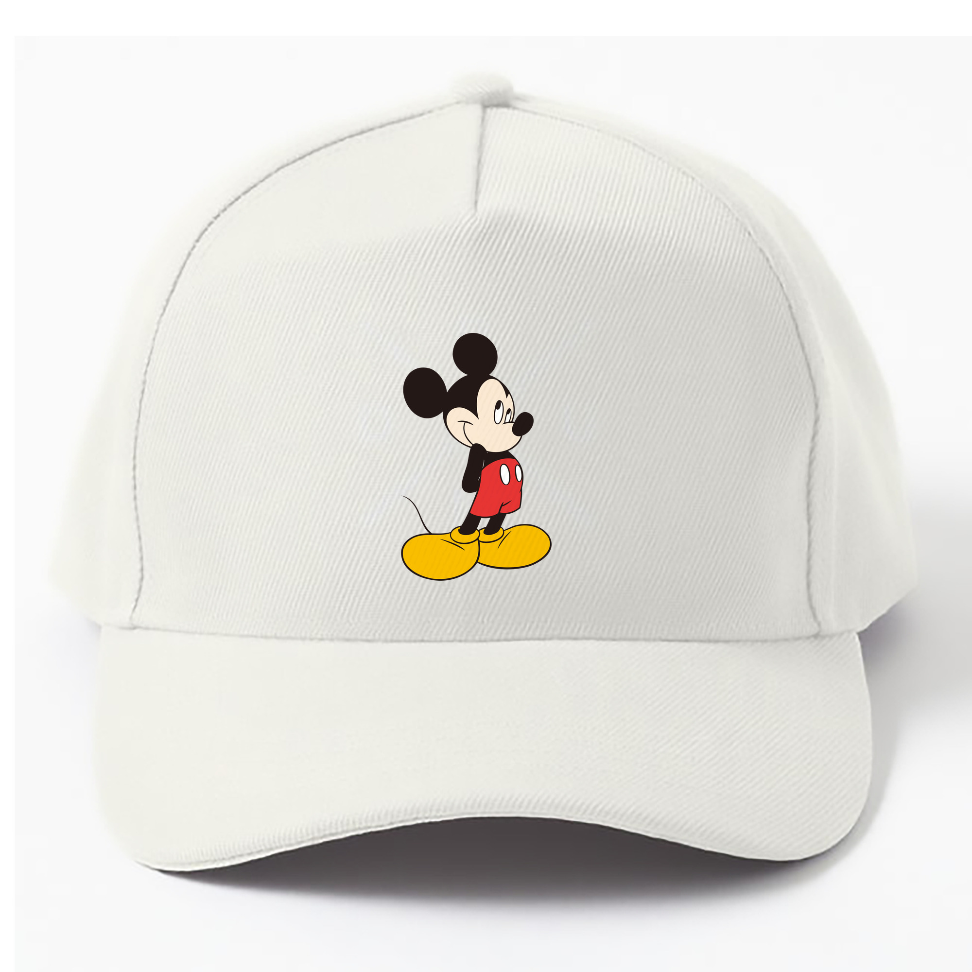 （画像用） ミッキーマウス Mickey Mouse ベースボールキャップ 綿100％ 男女兼用 帽子 スポーツ
