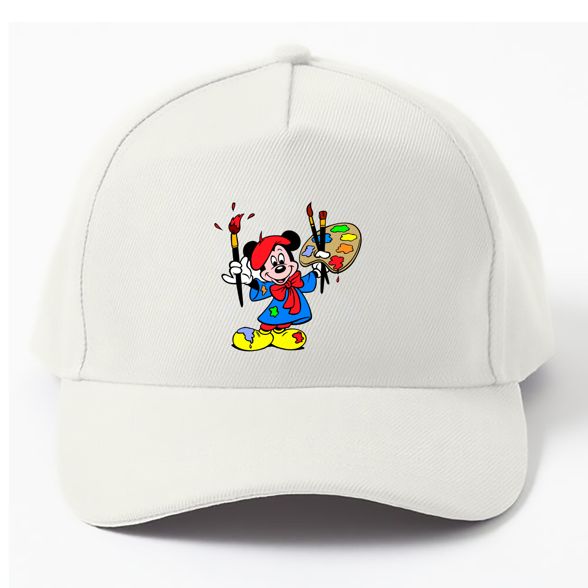 （画像用） ミッキーマウス Mickey Mouse ベースボールキャップ 綿100％ 男女兼用 帽子 スポーツ