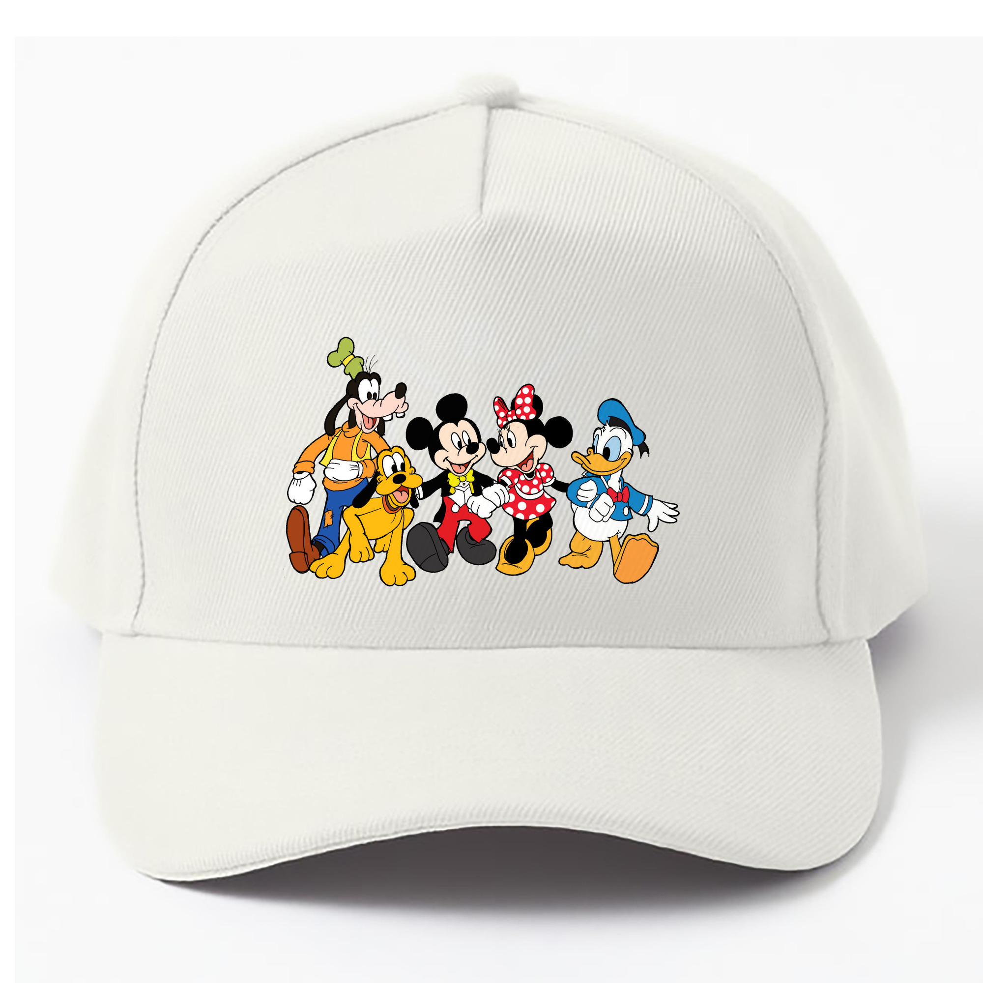 （画像用） ミッキーマウス Mickey Mouse ベースボールキャップ 綿100％ 男女兼用 帽子 スポーツ