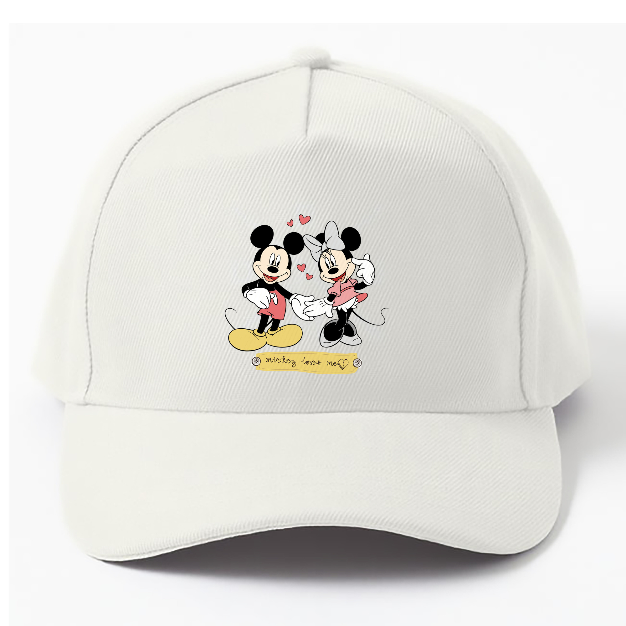 （画像用） ミッキーマウス Mickey Mouse ベースボールキャップ 綿100％ 男女兼用 帽子 スポーツ