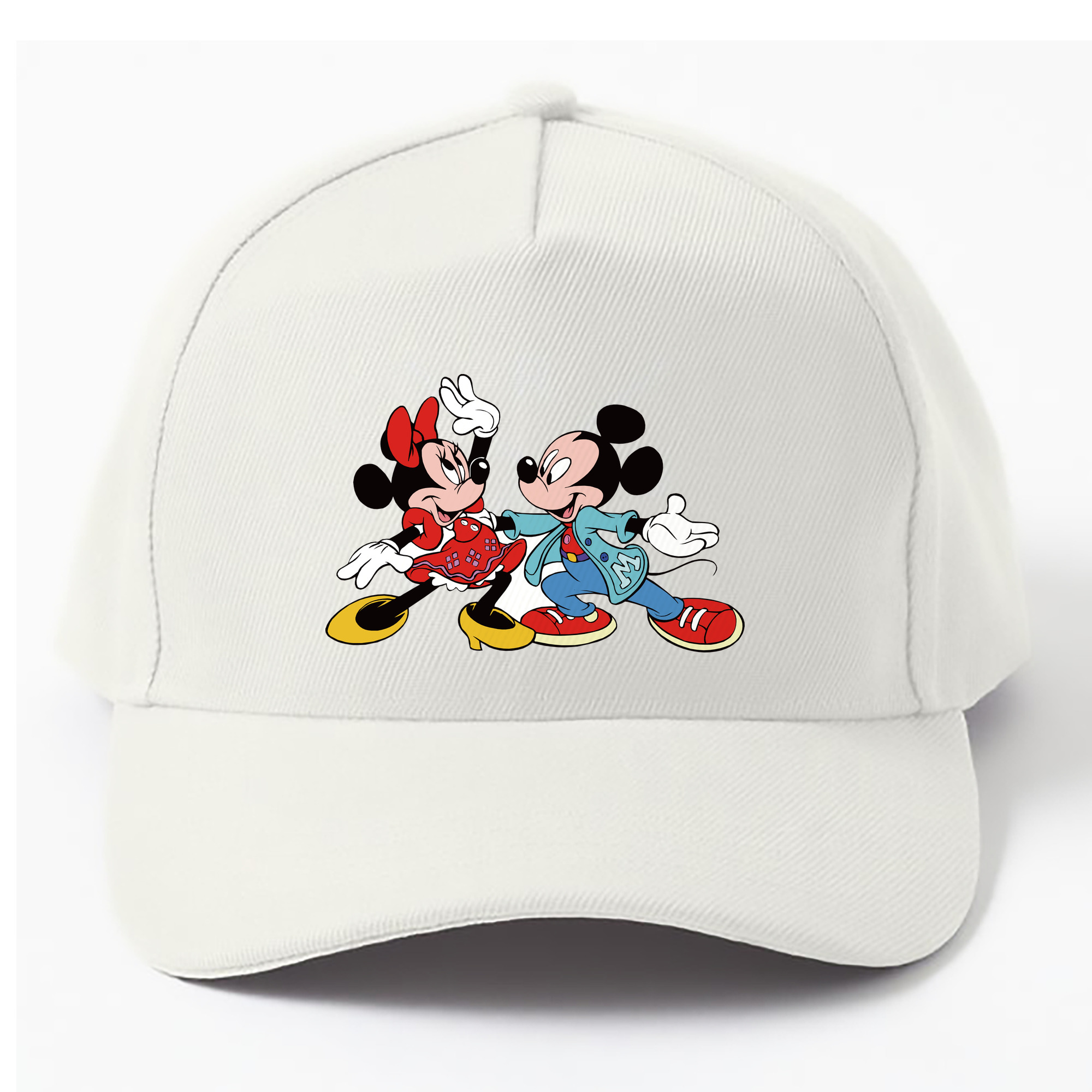 （画像用） ミッキーマウス Mickey Mouse ベースボールキャップ 綿100％ 男女兼用 帽子 スポーツ