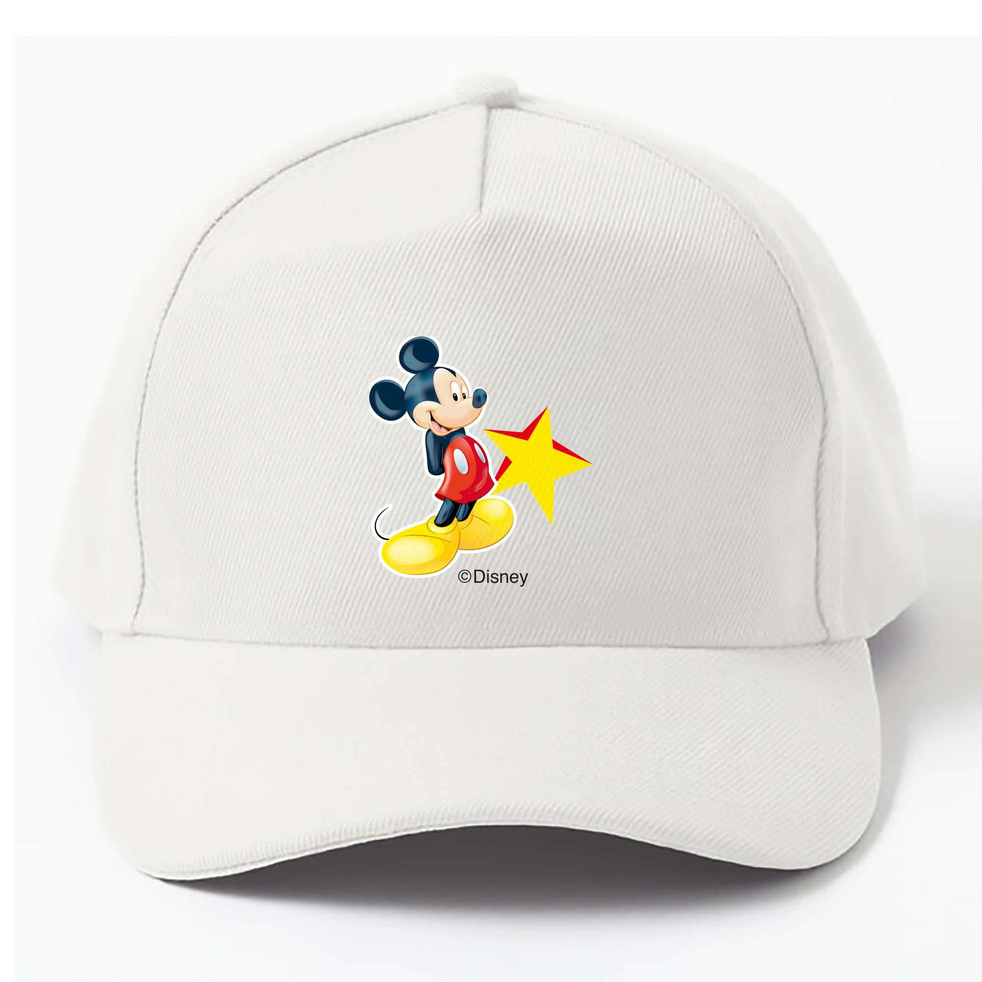 （画像用） ミッキーマウス Mickey Mouse ベースボールキャップ 綿100％ 男女兼用 帽子 スポーツ