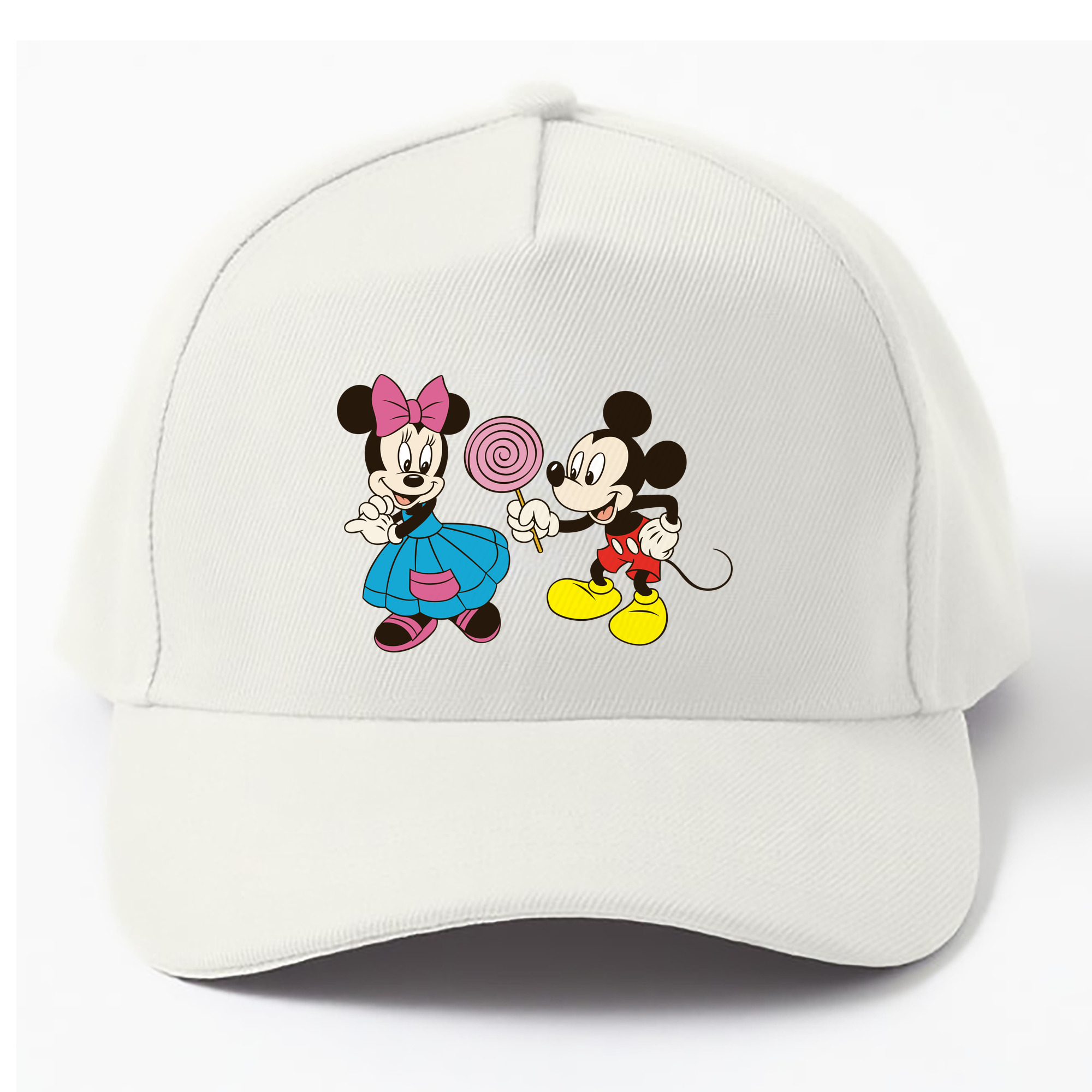 （画像用） ミッキーマウス Mickey Mouse ベースボールキャップ 綿100％ 男女兼用 帽子 スポーツ