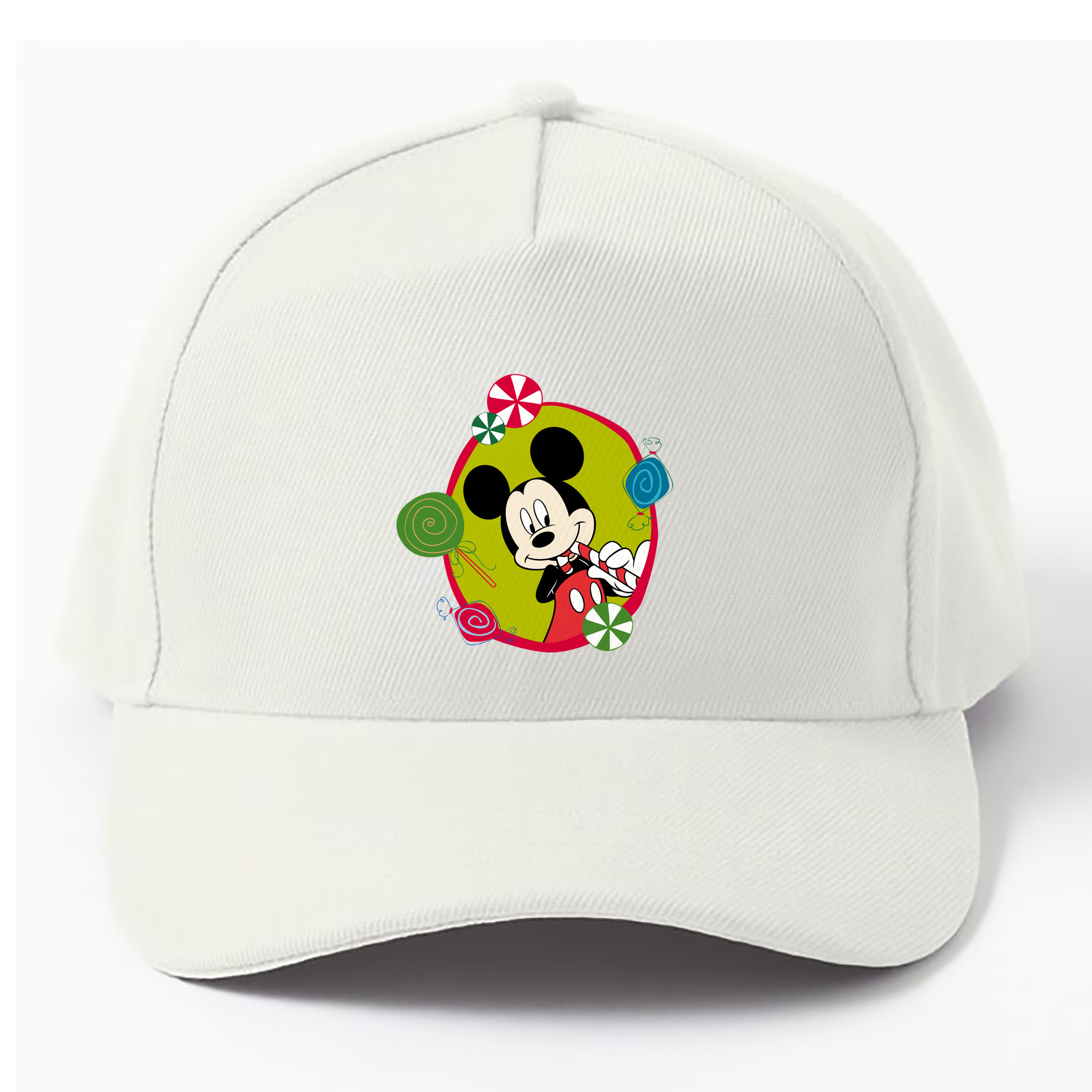（画像用） ミッキーマウス Mickey Mouse ベースボールキャップ 綿100％ 男女兼用 帽子 スポーツ
