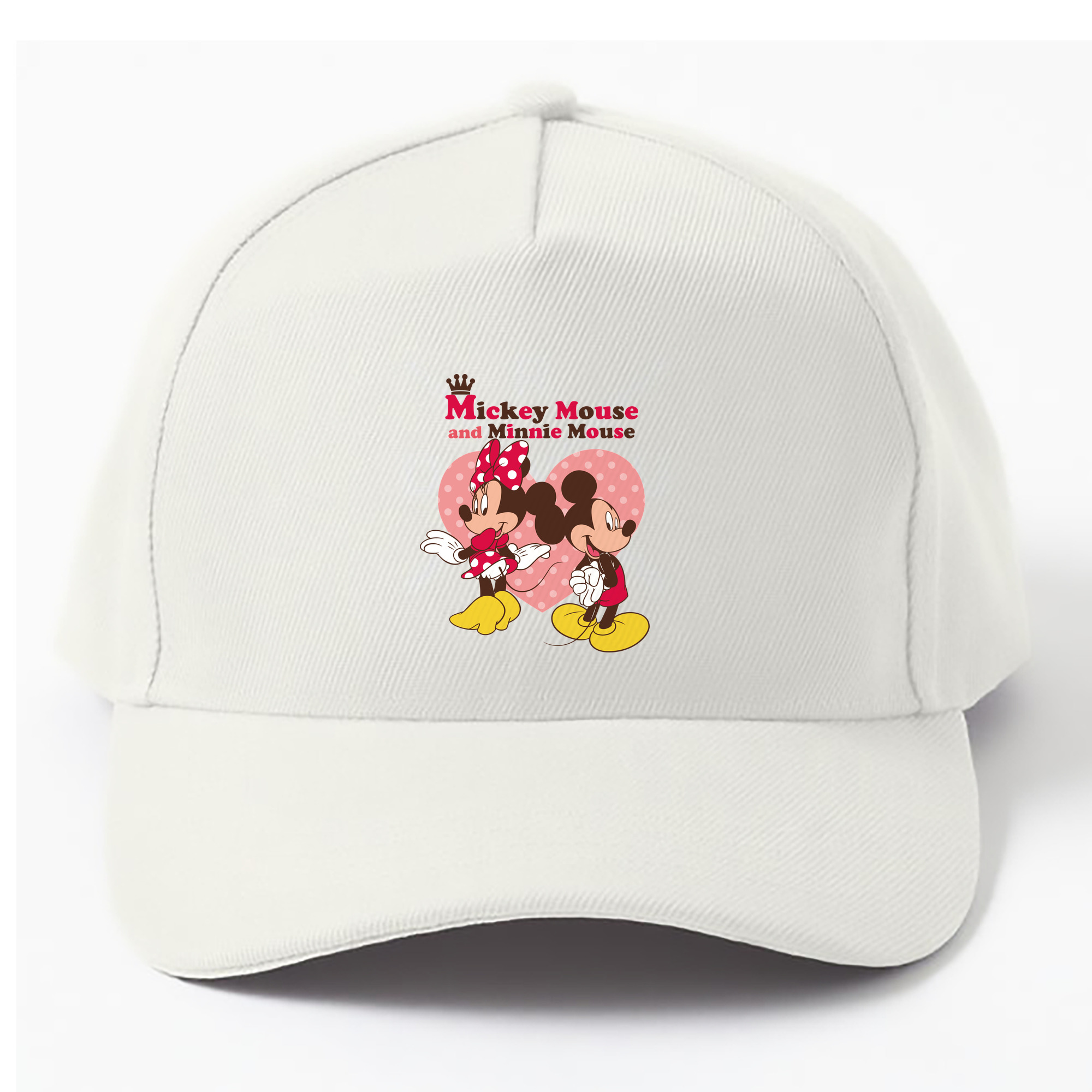 （画像用） ミッキーマウス Mickey Mouse ベースボールキャップ 綿100％ 男女兼用 帽子 スポーツ