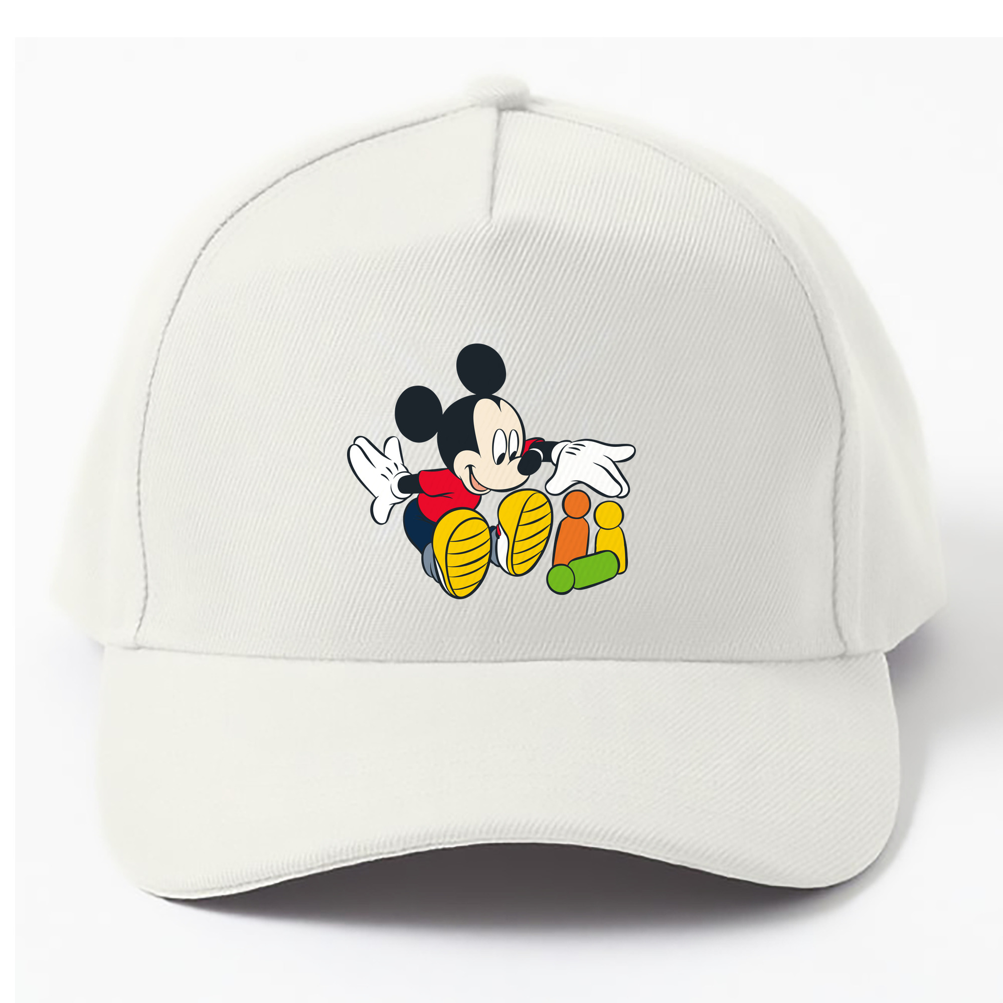 （画像用） ミッキーマウス Mickey Mouse ベースボールキャップ 綿100％ 男女兼用 帽子 スポーツ