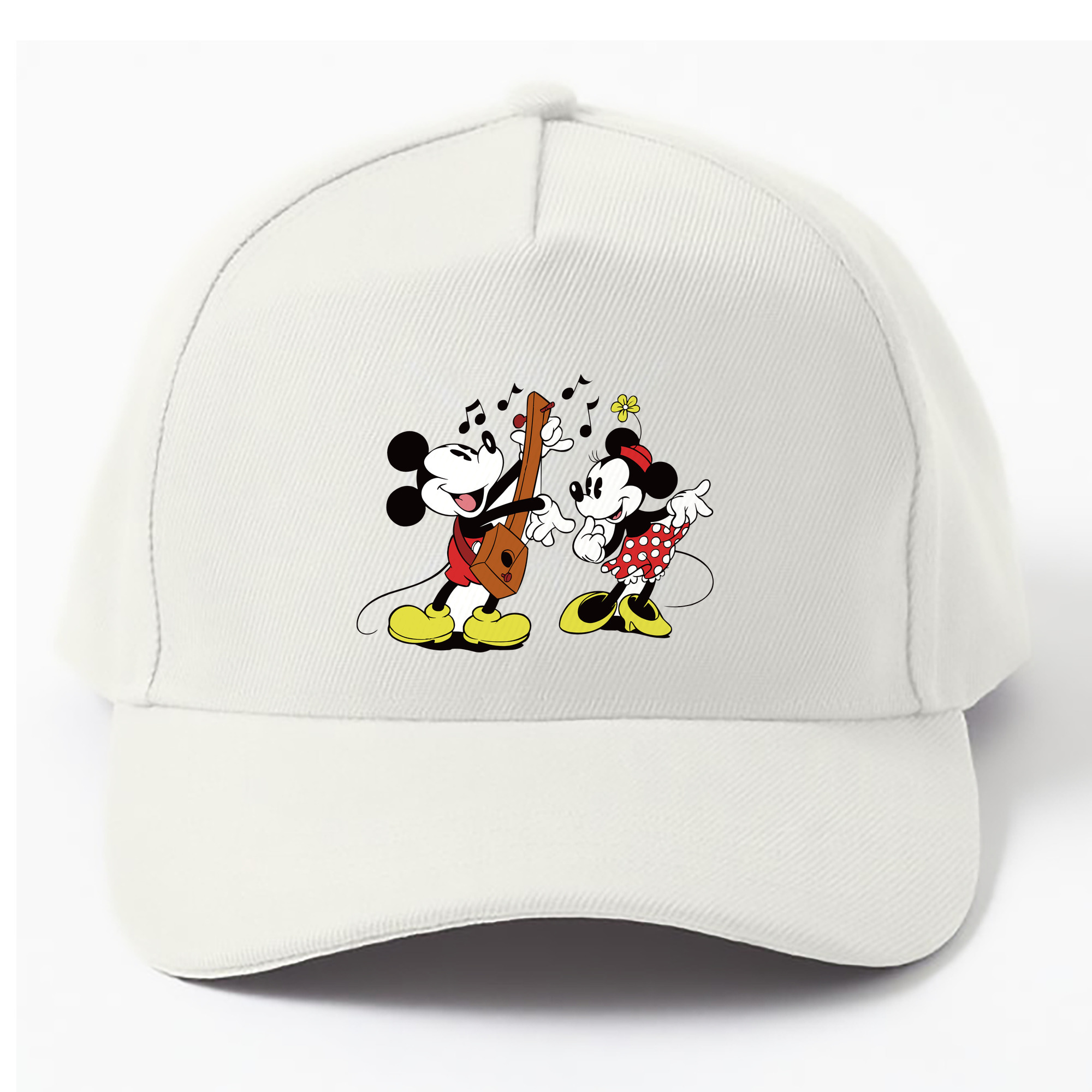 （画像用） ミッキーマウス Mickey Mouse ベースボールキャップ 綿100％ 男女兼用 帽子 スポーツ