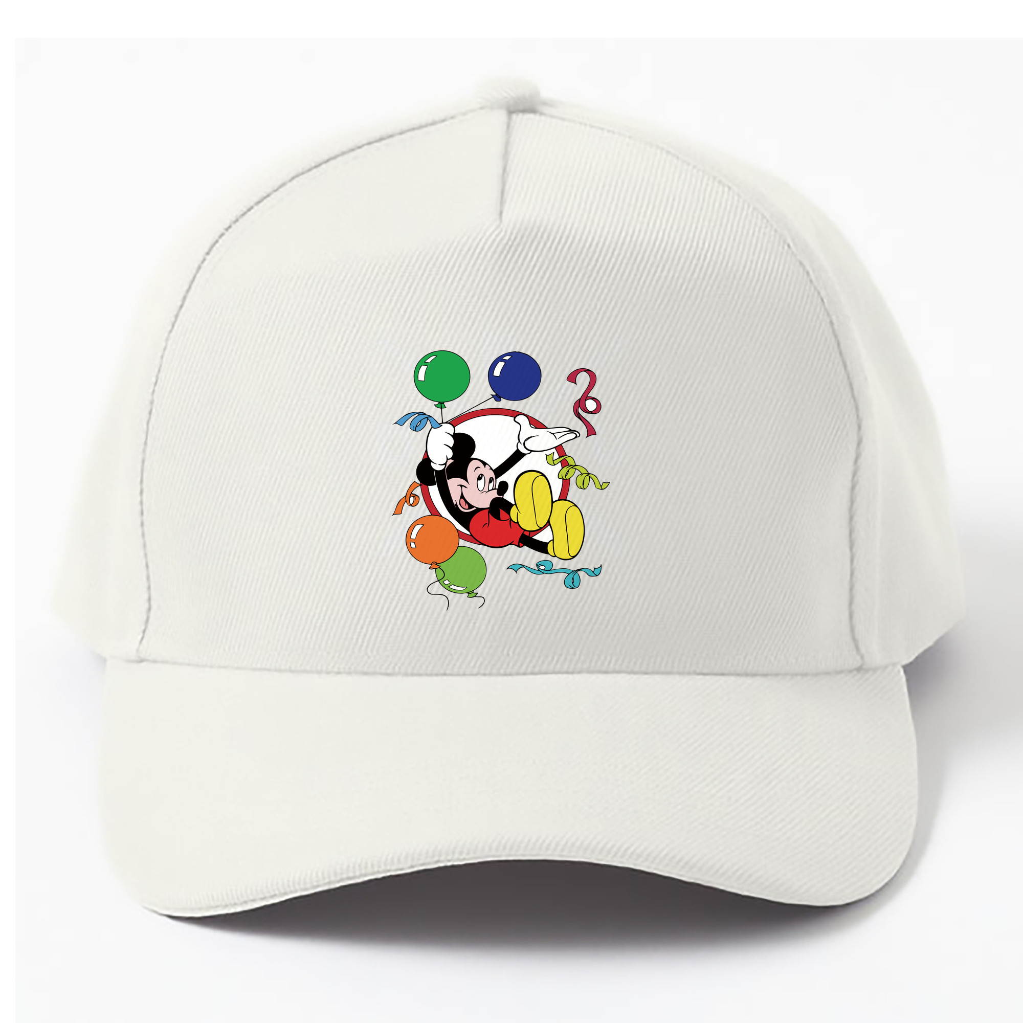 （画像用） ミッキーマウス Mickey Mouse ベースボールキャップ 綿100％ 男女兼用 帽子 スポーツ