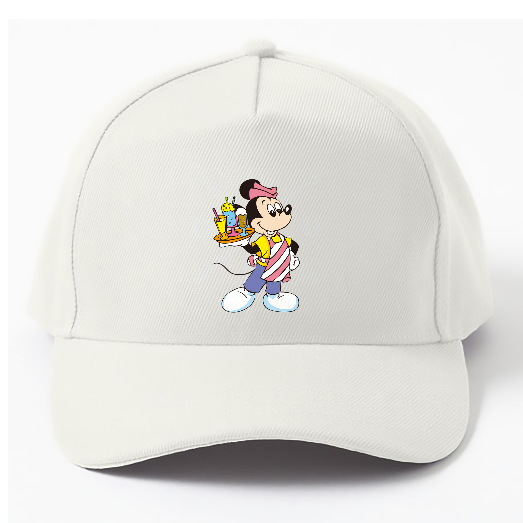 （画像用） ミッキーマウス Mickey Mouse ベースボールキャップ 綿100％ 男女兼用 帽子 スポーツ