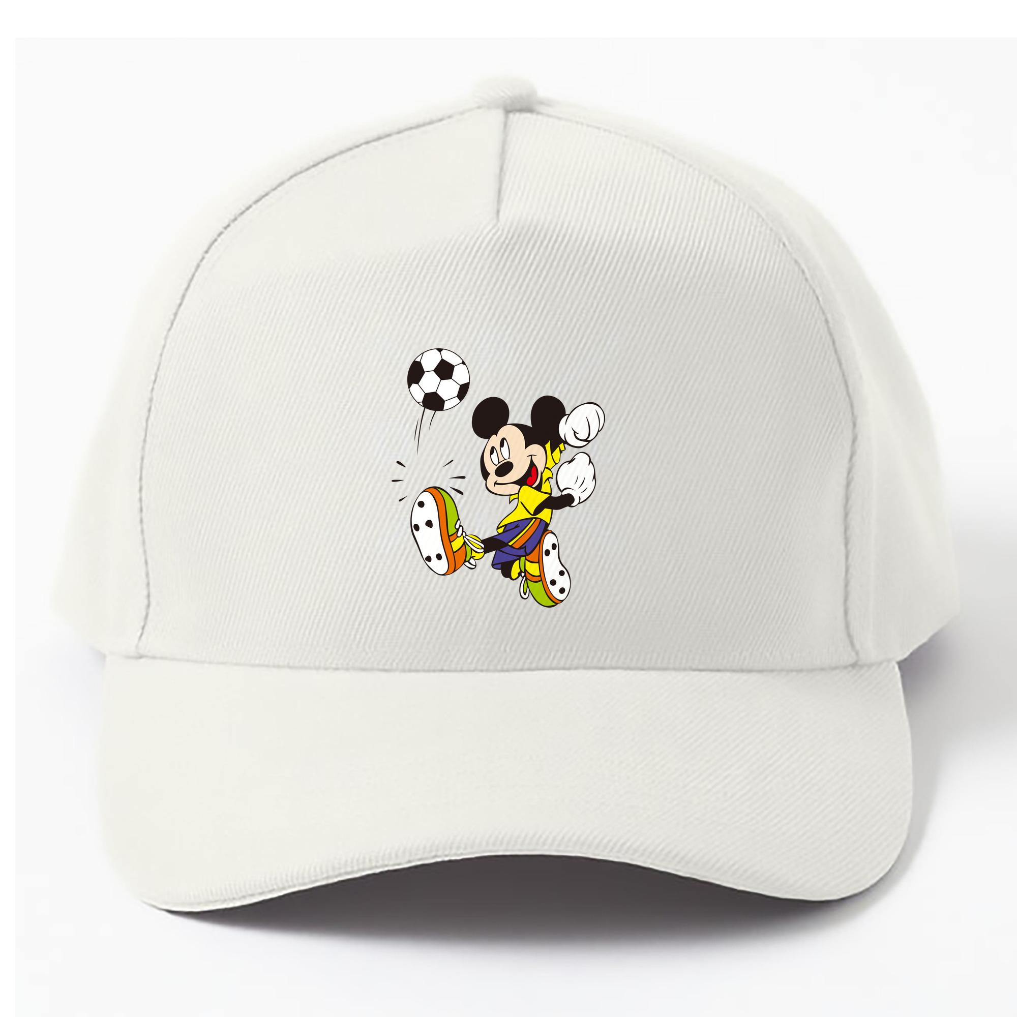 （画像用） ミッキーマウス Mickey Mouse ベースボールキャップ 綿100％ 男女兼用 帽子 スポーツ