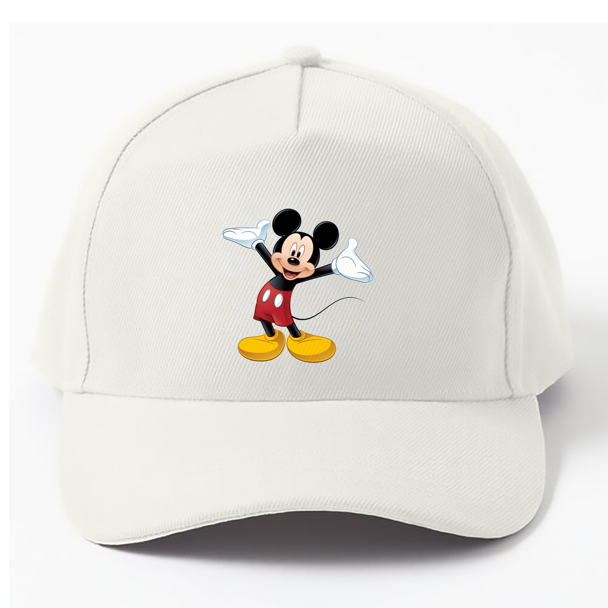 （画像用） ミッキーマウス Mickey Mouse ベースボールキャップ 綿100％ 男女兼用 帽子 スポーツ