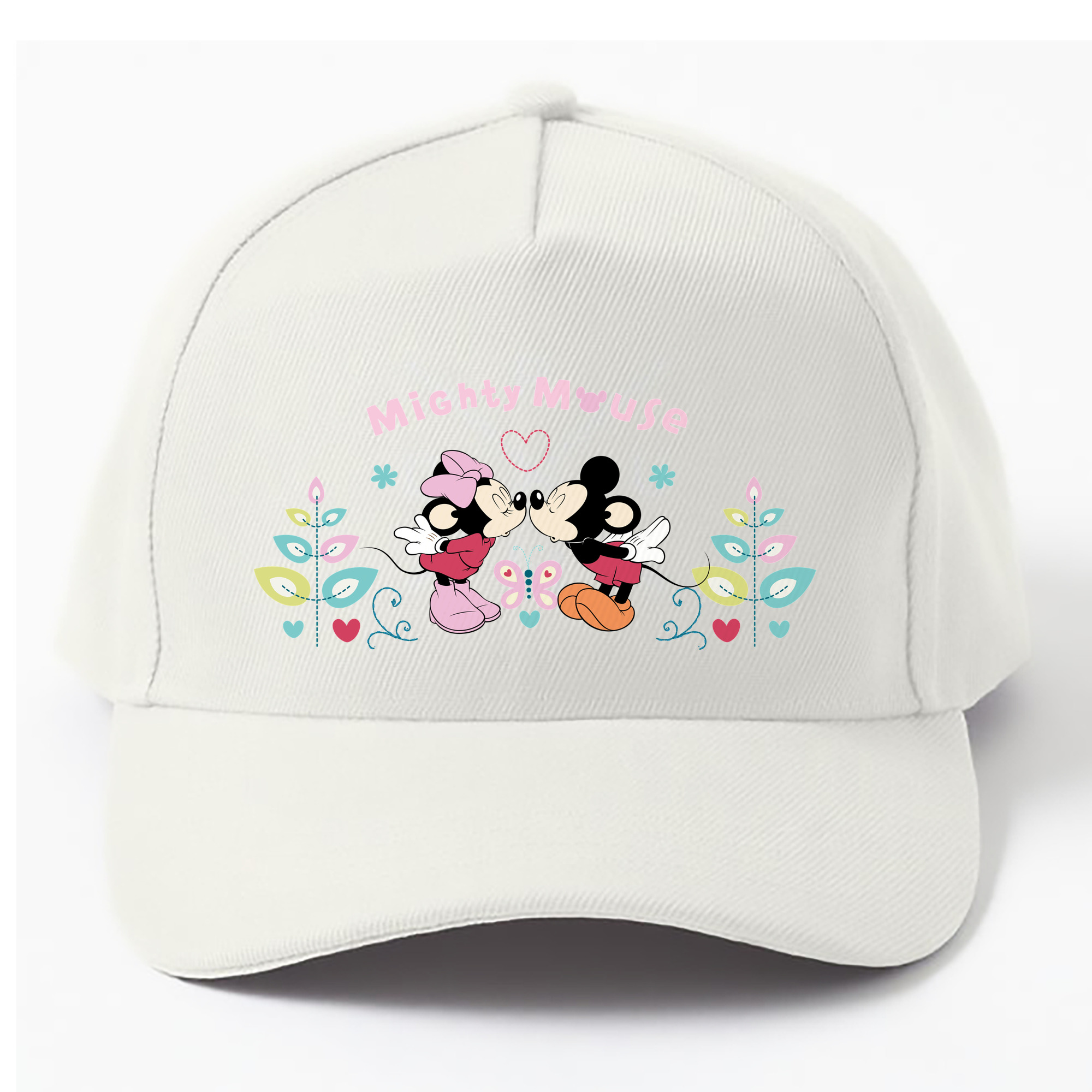 （画像用） ミッキーマウス Mickey Mouse ベースボールキャップ 綿100％ 男女兼用 帽子 スポーツ
