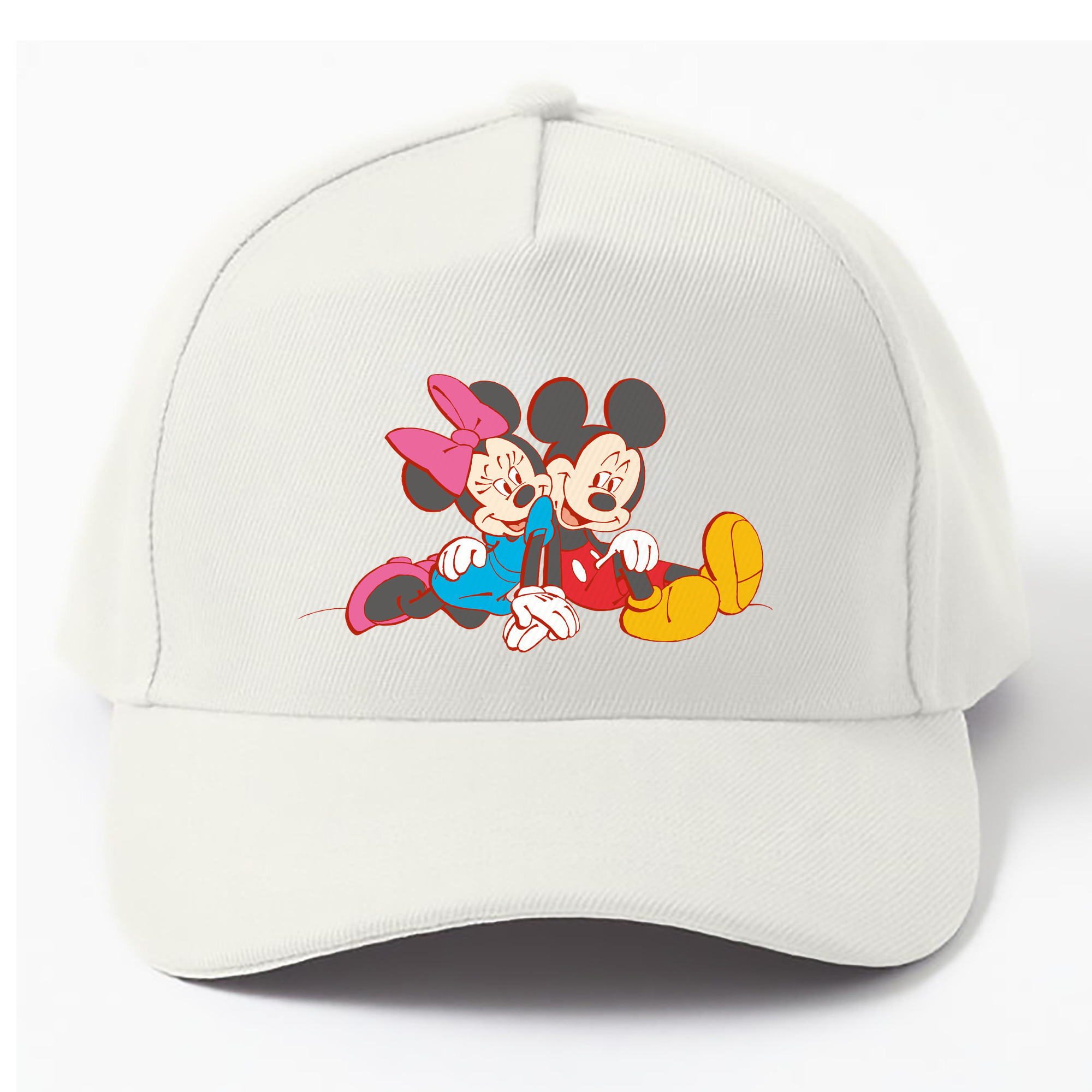 （画像用） ミッキーマウス Mickey Mouse ベースボールキャップ 綿100％ 男女兼用 帽子 スポーツ