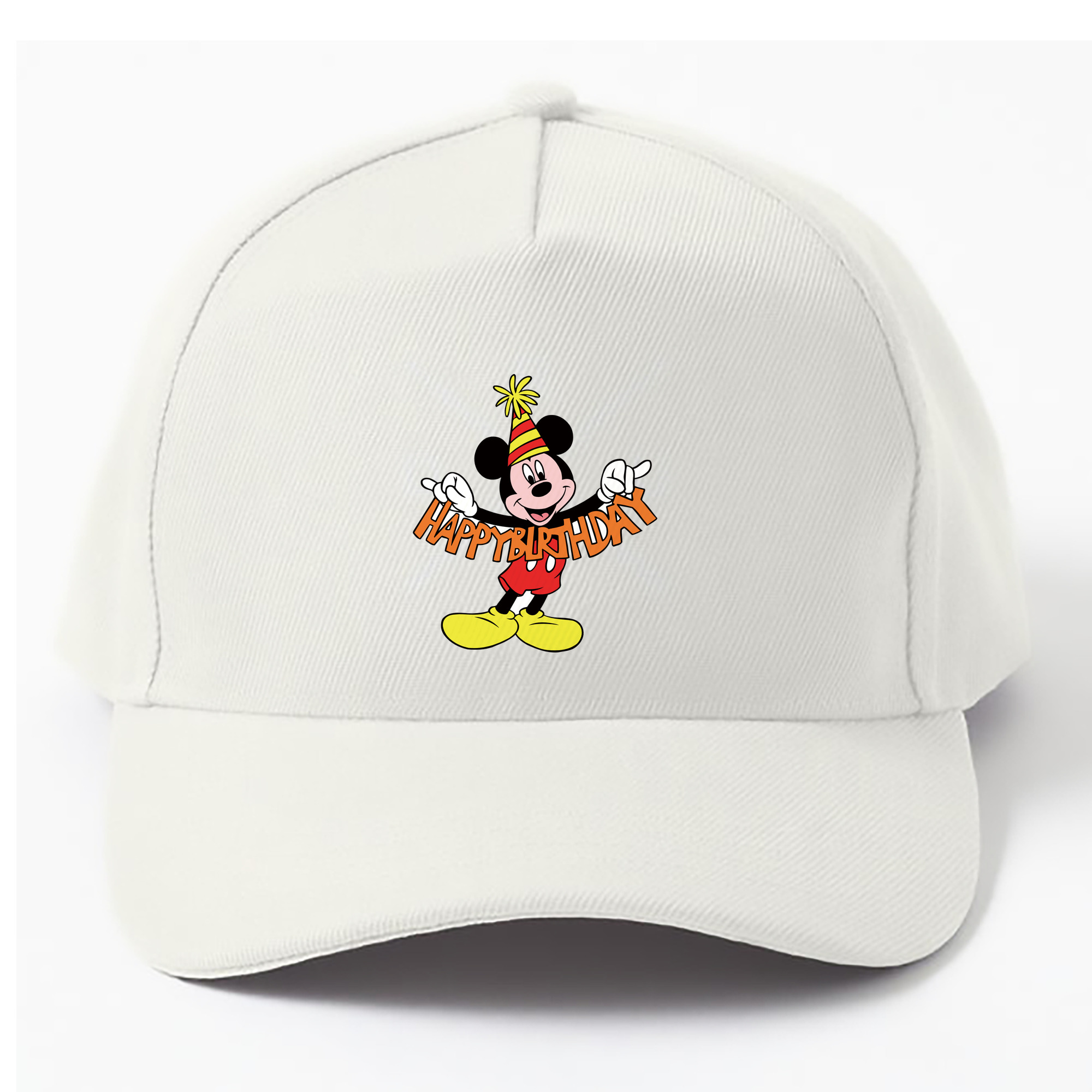 （画像用） ミッキーマウス Mickey Mouse ベースボールキャップ 綿100％ 男女兼用 帽子 スポーツ