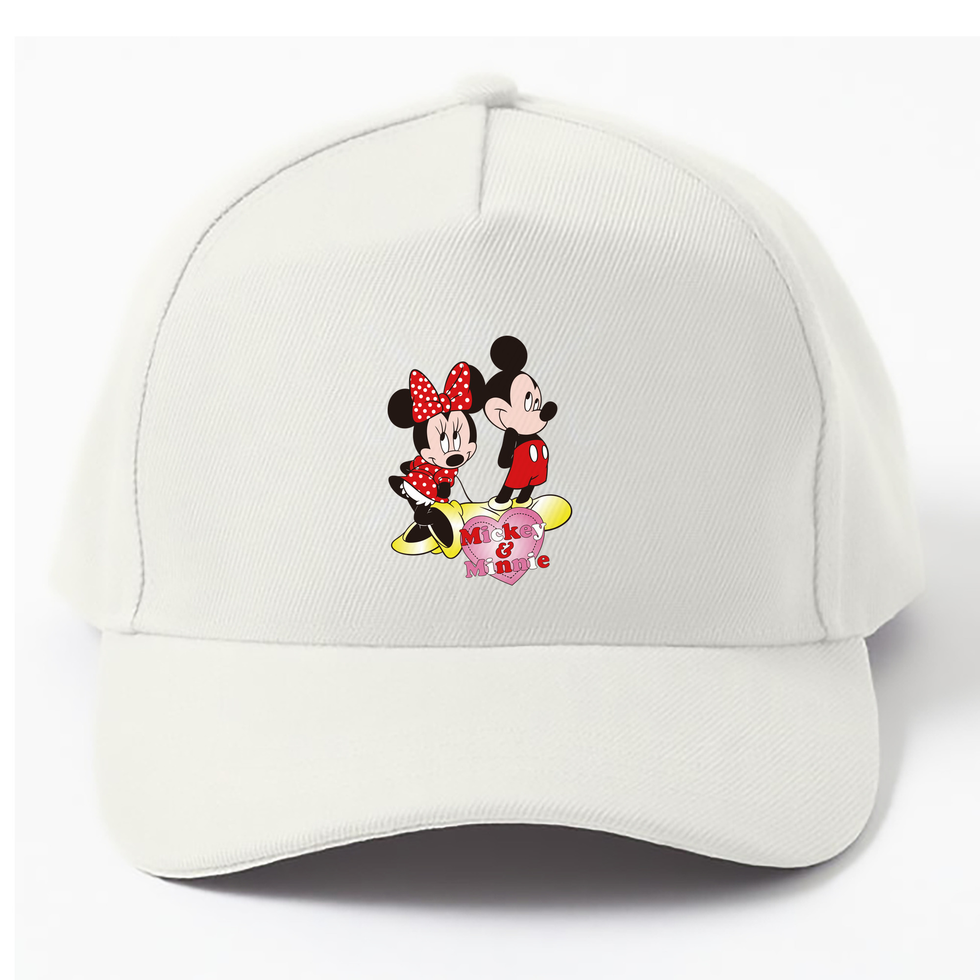 （画像用） ミッキーマウス Mickey Mouse ベースボールキャップ 綿100％ 男女兼用 帽子 スポーツ