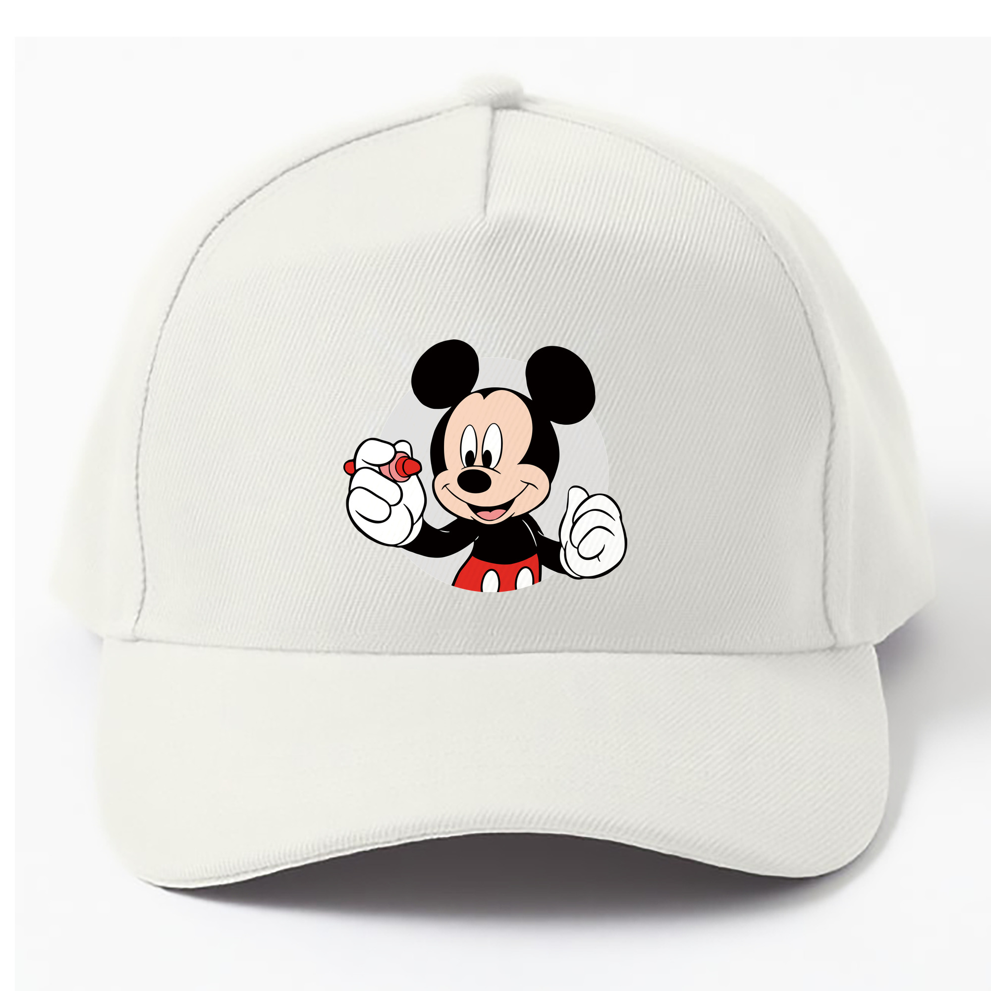 （画像用） ミッキーマウス Mickey Mouse ベースボールキャップ 綿100％ 男女兼用 帽子 スポーツ