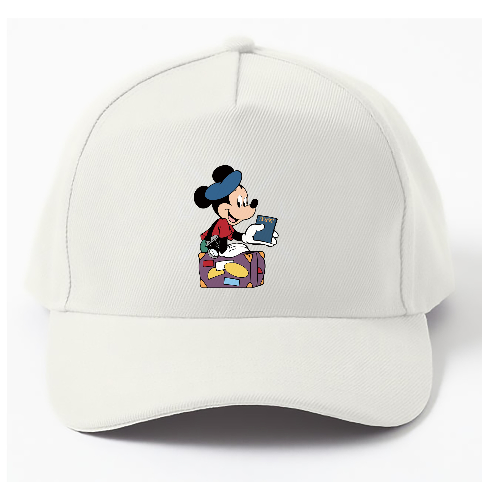 （画像用） ミッキーマウス Mickey Mouse ベースボールキャップ 綿100％ 男女兼用 帽子 スポーツ