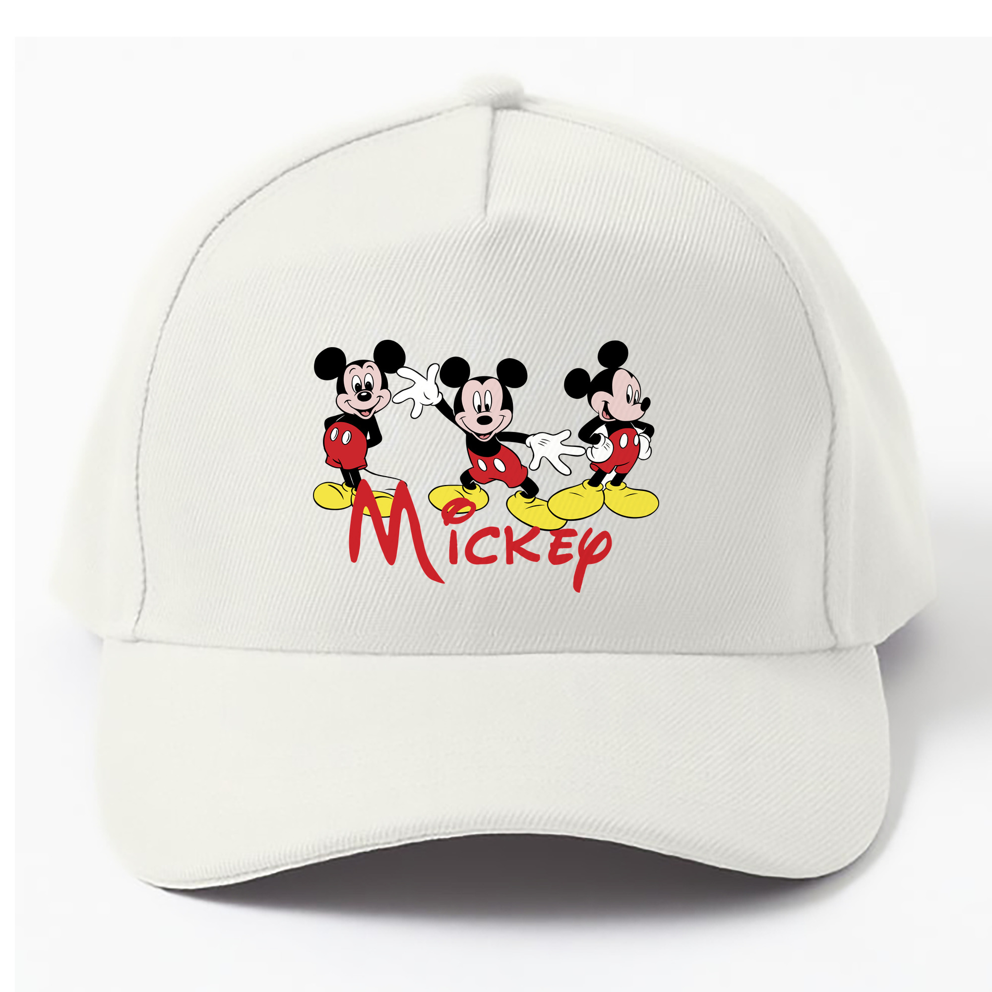 （画像用） ミッキーマウス Mickey Mouse ベースボールキャップ 綿100％ 男女兼用 帽子 スポーツ
