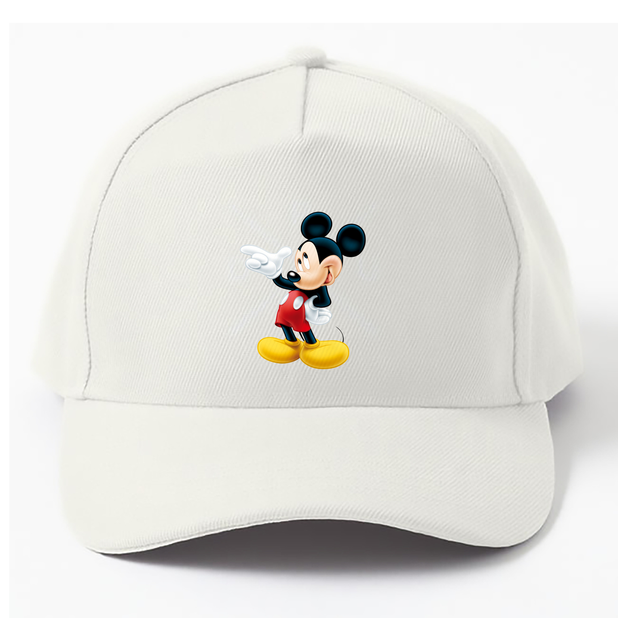 （画像用） ミッキーマウス Mickey Mouse ベースボールキャップ 綿100％ 男女兼用 帽子 スポーツ