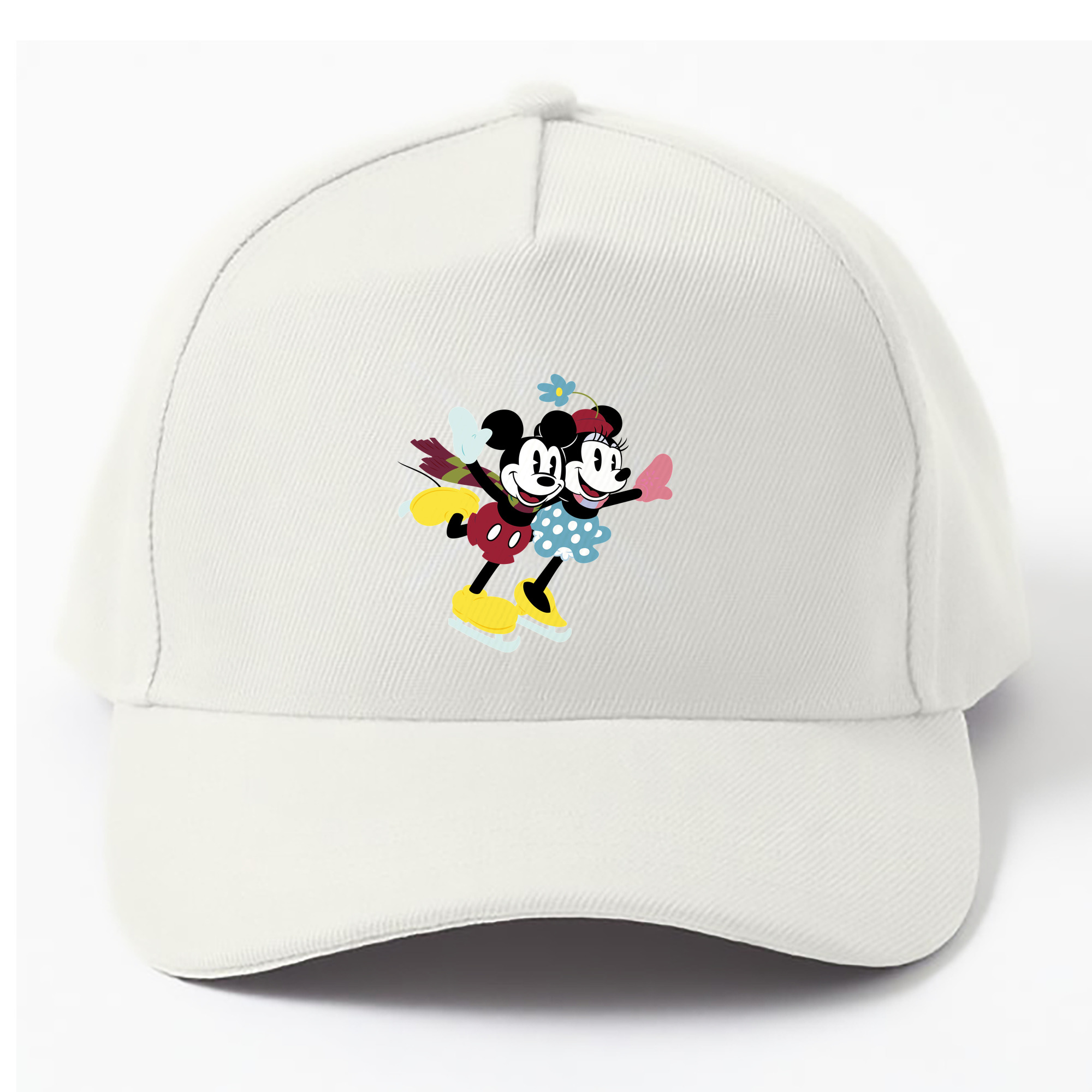 （画像用） ミッキーマウス Mickey Mouse ベースボールキャップ 綿100％ 男女兼用 帽子 スポーツ