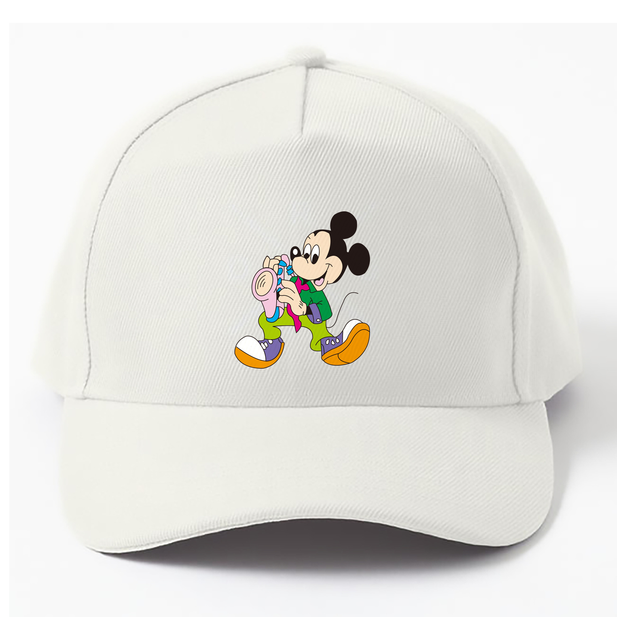 （画像用） ミッキーマウス Mickey Mouse ベースボールキャップ 綿100％ 男女兼用 帽子 スポーツ
