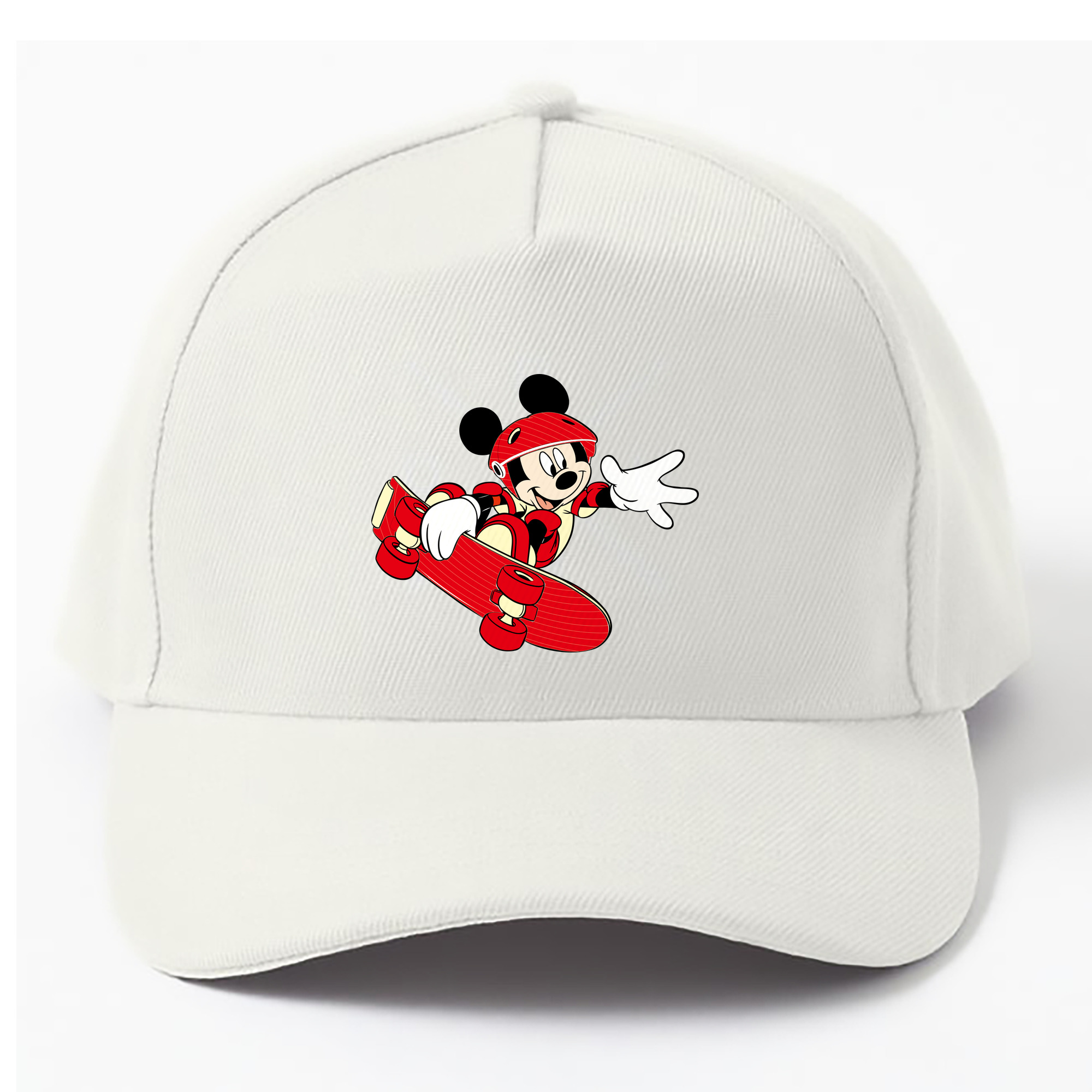 （画像用） ミッキーマウス Mickey Mouse ベースボールキャップ 綿100％ 男女兼用 帽子 スポーツ