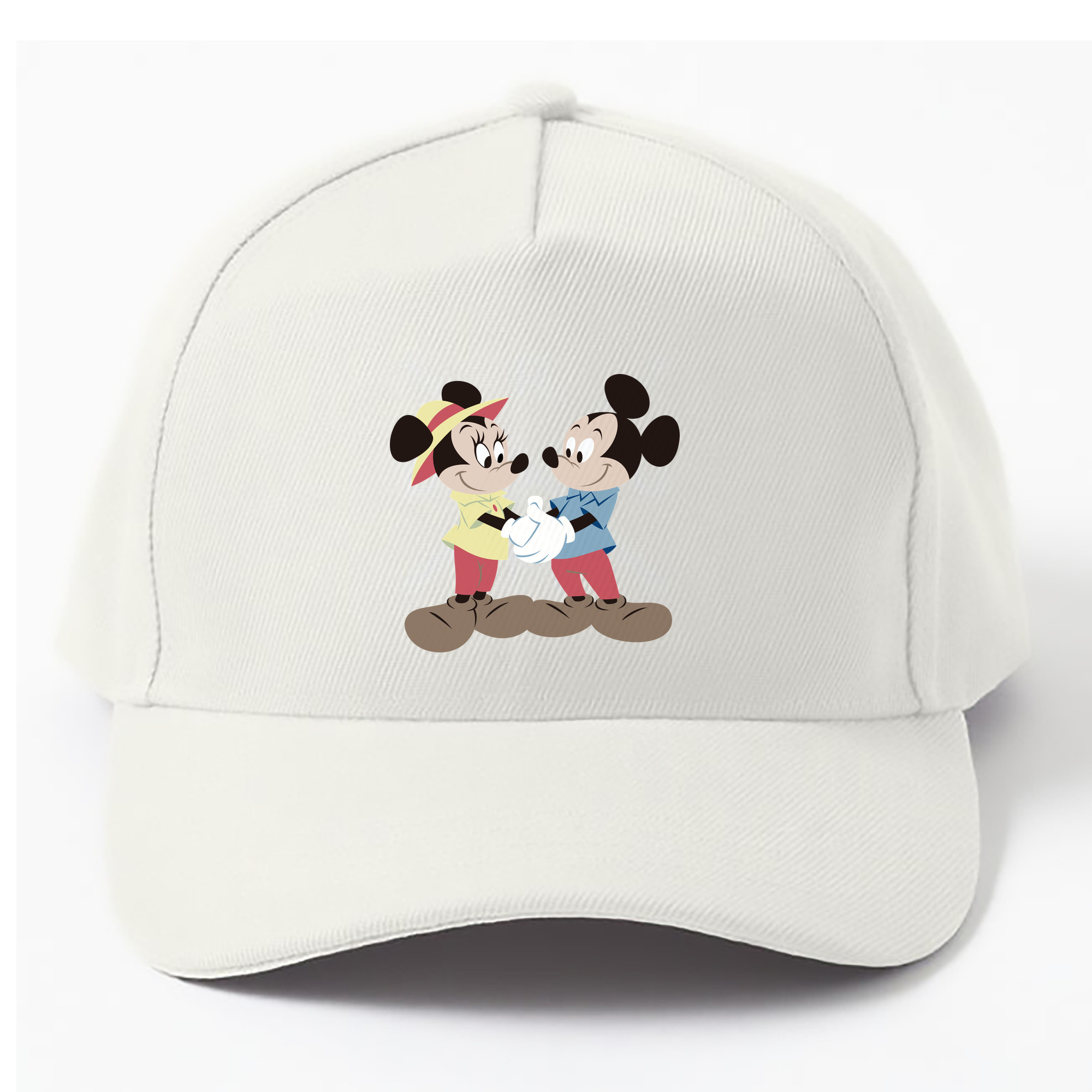 （画像用） ミッキーマウス Mickey Mouse ベースボールキャップ 綿100％ 男女兼用 帽子 スポーツ
