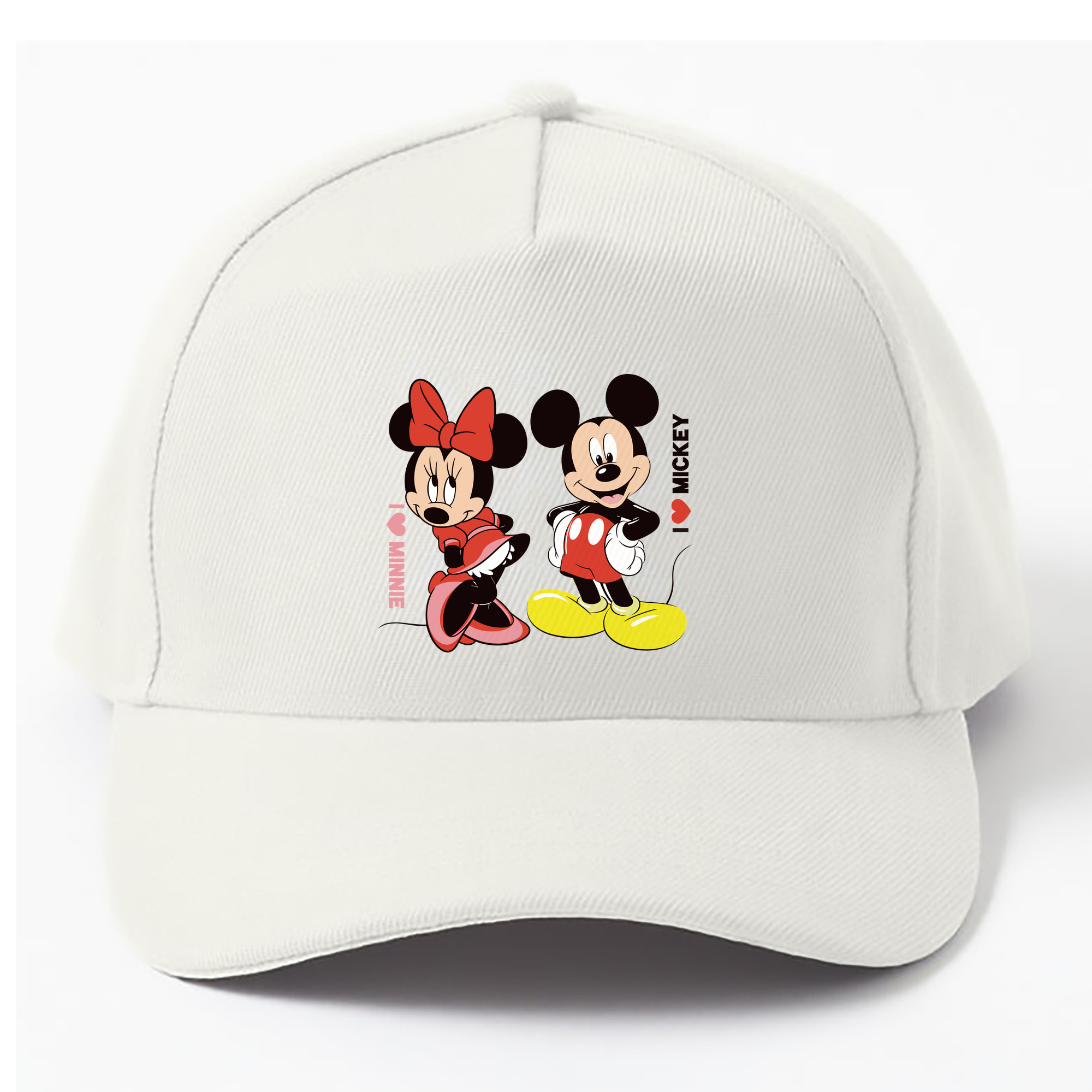 （画像用） ミッキーマウス Mickey Mouse ベースボールキャップ 綿100％ 男女兼用 帽子 スポーツ