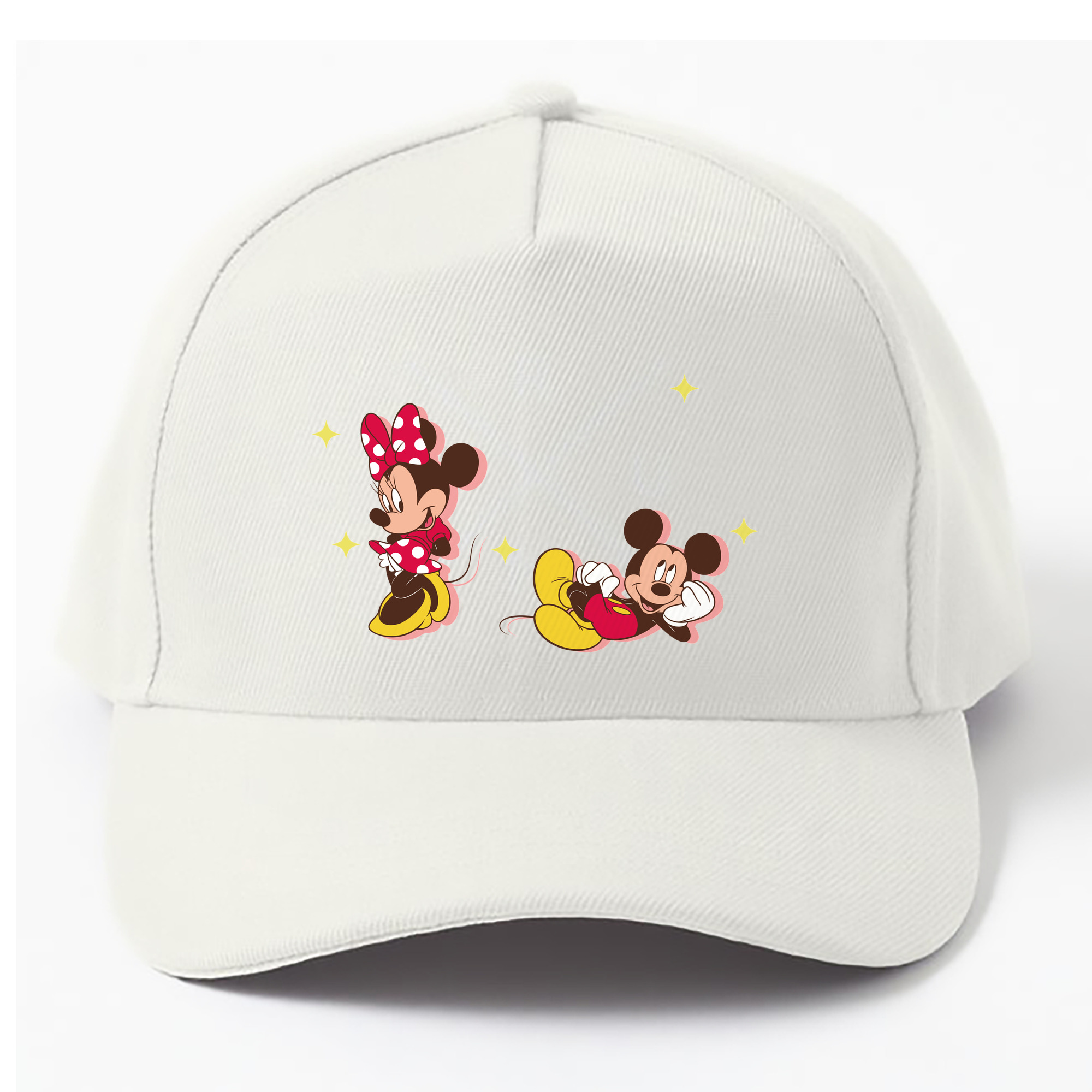 （画像用） ミッキーマウス Mickey Mouse ベースボールキャップ 綿100％ 男女兼用 帽子 スポーツ