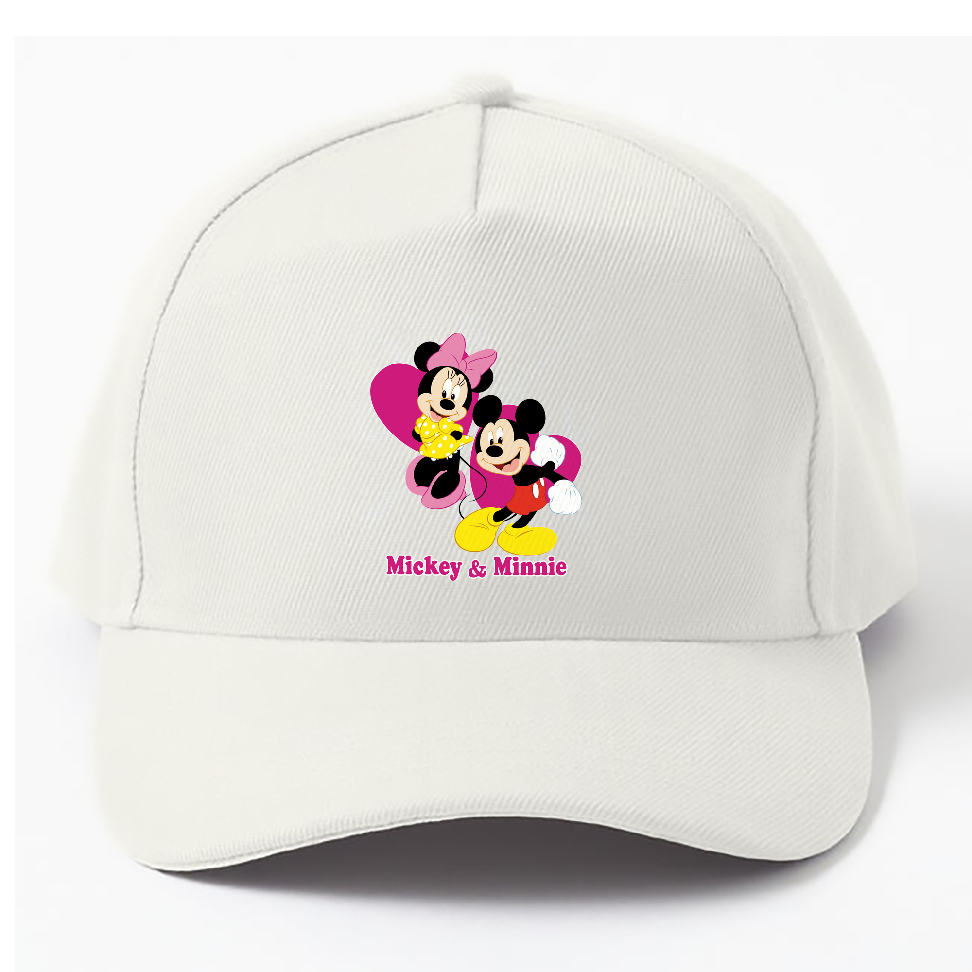 （画像用） ミッキーマウス Mickey Mouse ベースボールキャップ 綿100％ 男女兼用 帽子 スポーツ